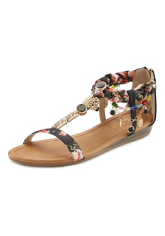 Sandale, Sandalette, Sommerschuh im Festival-Look VEGAN