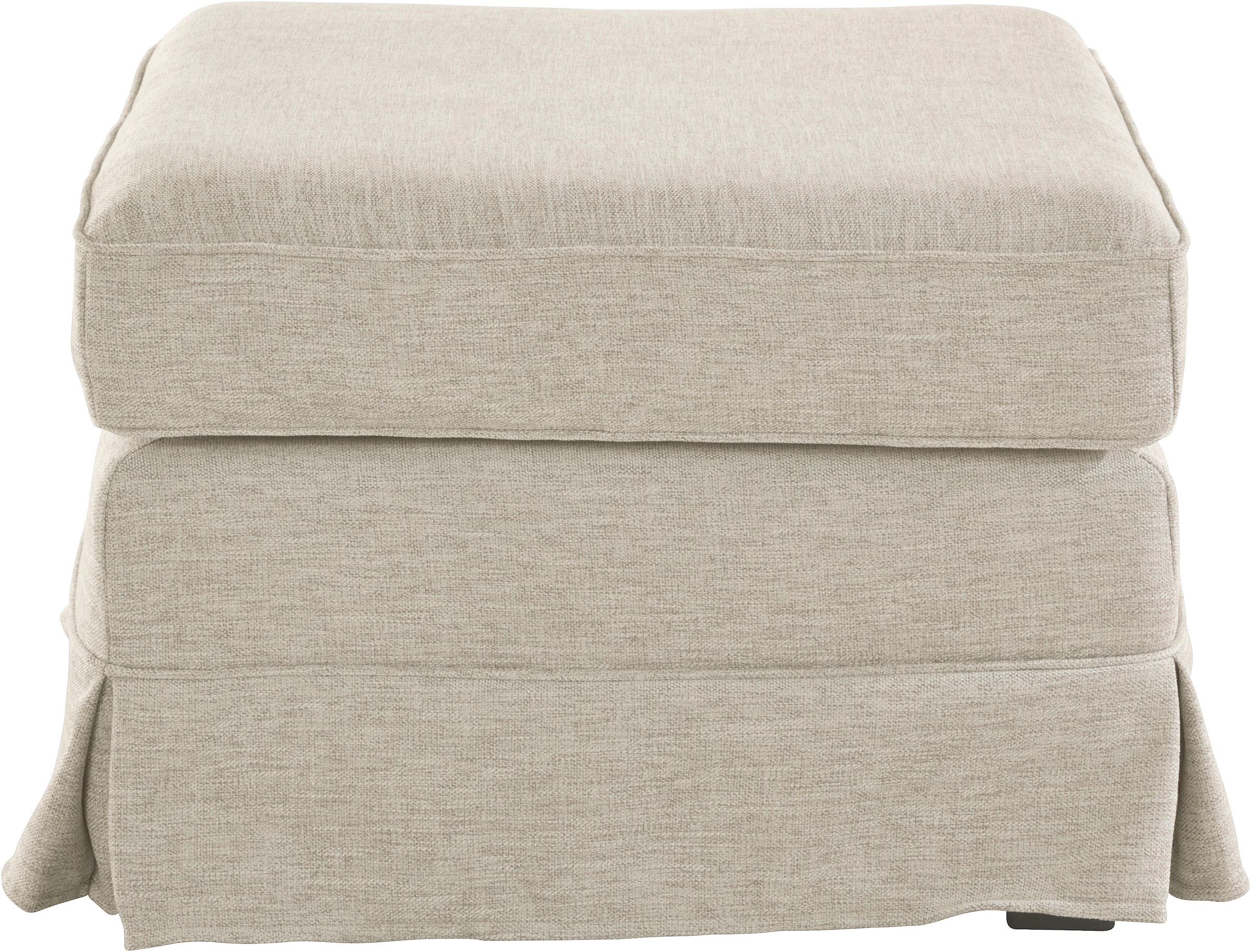 OTTO home Polsterhocker "Shadmoor" Hussenoptik, in uni oder mit Blumendruck, passend zur Shadmoor-Serie