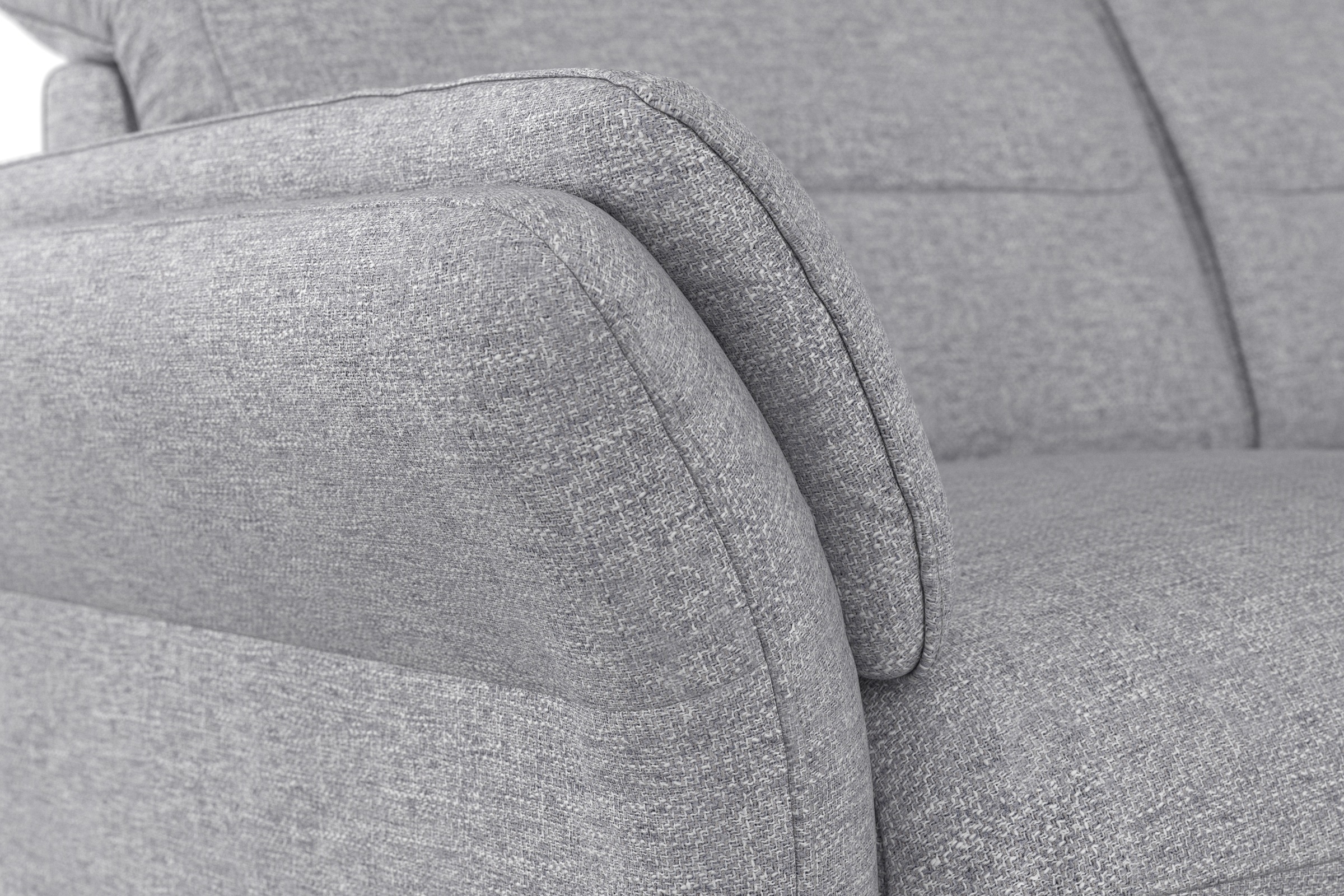 sit&more Ecksofa »Grenoble L-Form mit Federkern«, wahlweise mit Bettfunktion, Bettkasten, Arm- und Kopfteilverstellung