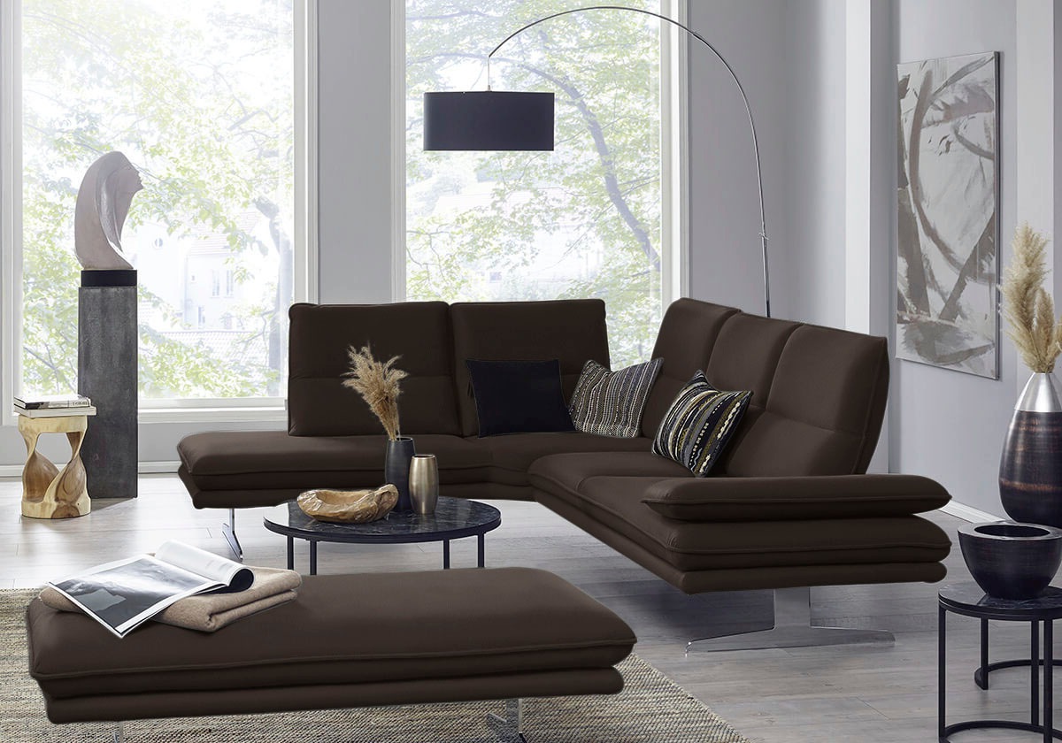 W.SCHILLIG Ecksofa "broadway, Designsofa, mit tollem Sitzkomfort, L-Form" S günstig online kaufen