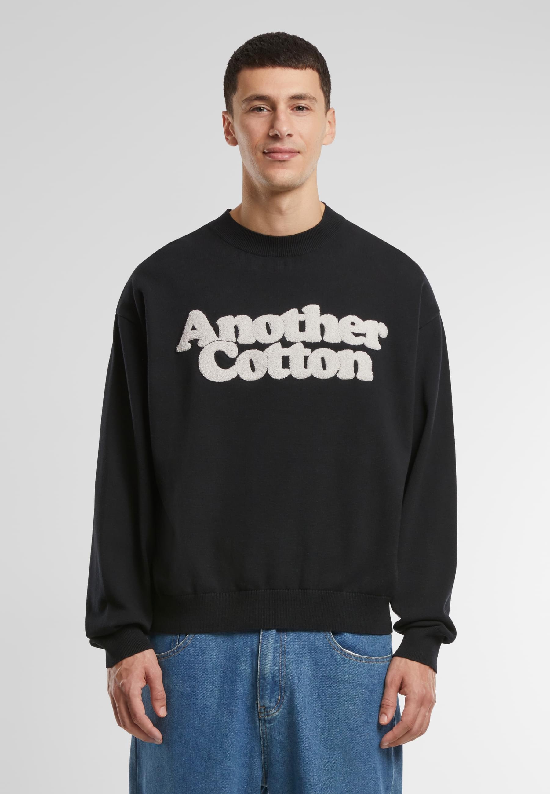 Another Cotton Lab Rundhalspullover »Another Cotton Lab Another Chenille Oversize Knit Sweatshirt«, (1 tlg.)