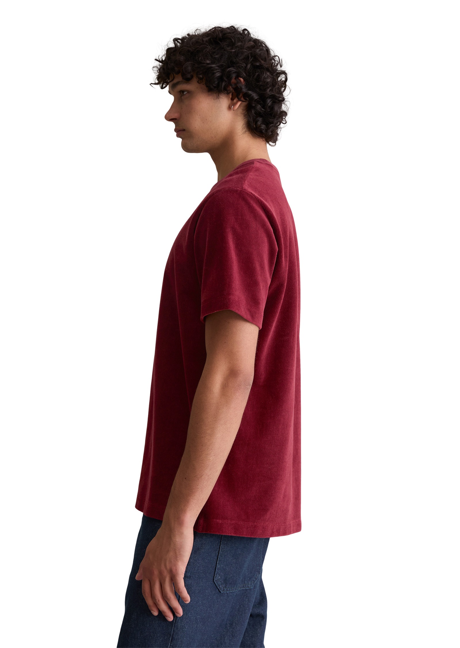 Marc O'Polo DENIM T-Shirt »aus softem Frottee-Cord«