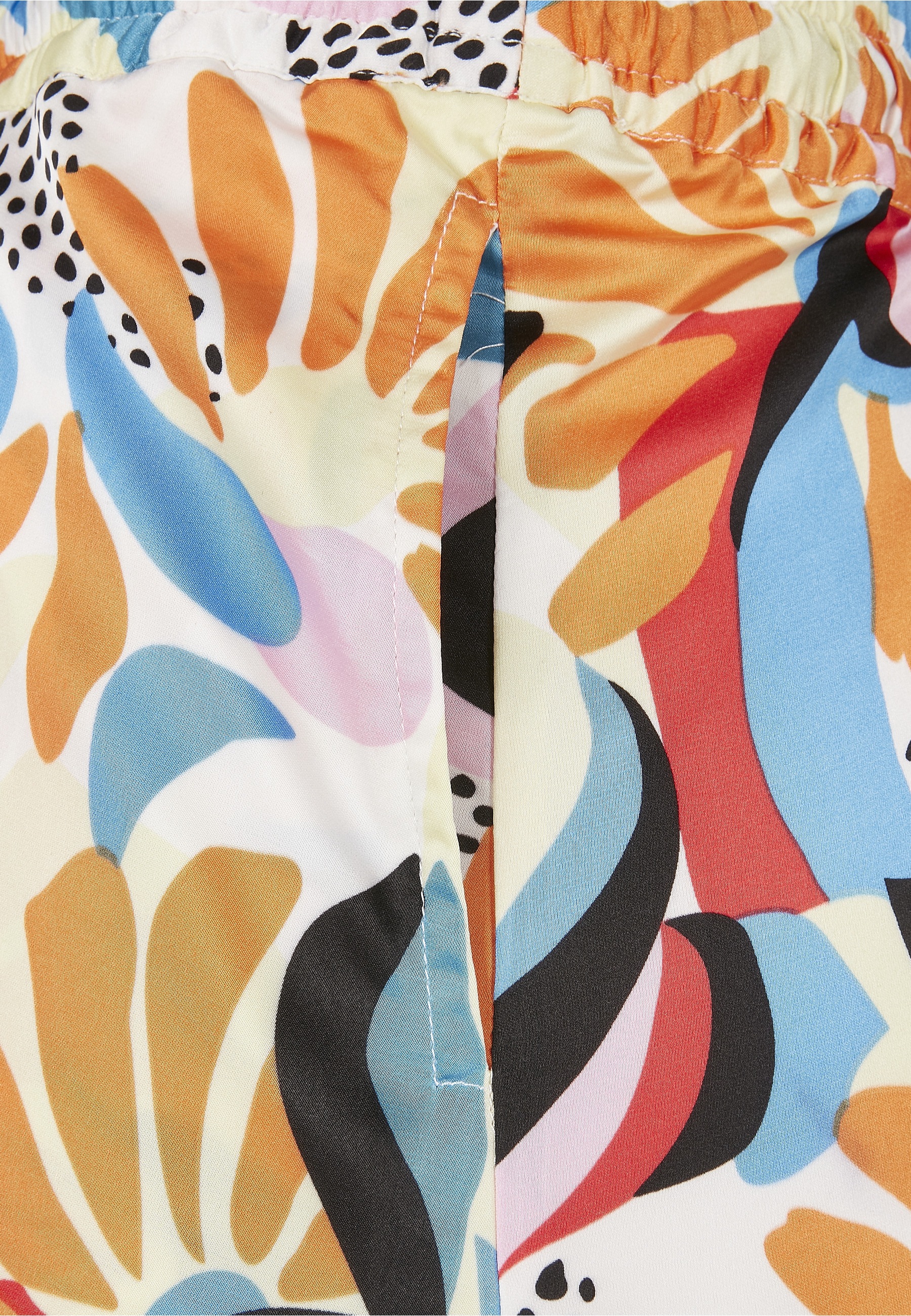 Thumbnail - URBAN CLASSICS Jerseyrock "Urban Classics Damen Ladies AOP Satin Midi Skirt" 1 Stk.