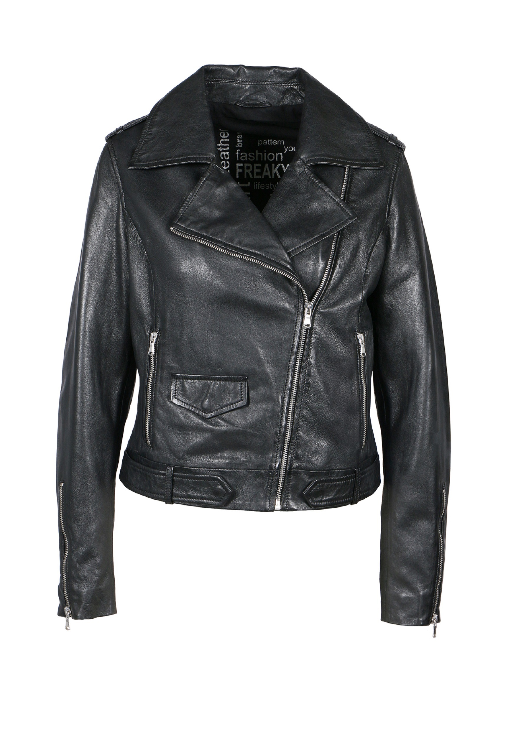 Freaky Nation Lederjacke "Stine-FN" günstig online kaufen