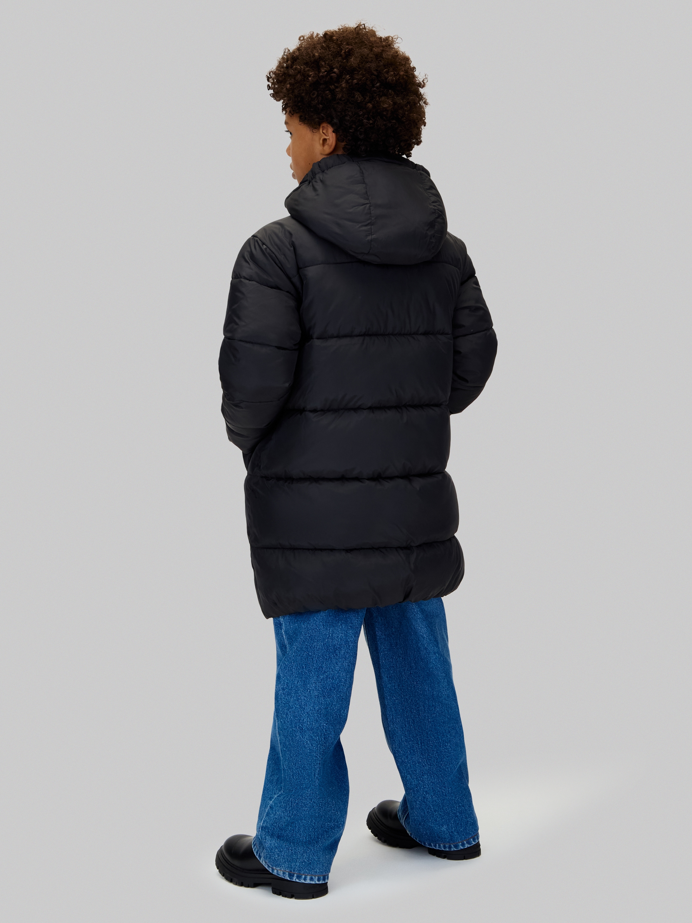 Calvin Klein Jeans Parka »Essential Parka Puffer«, mit Kapuze, für Kinder bis 16 Jahre und mit Logopatch