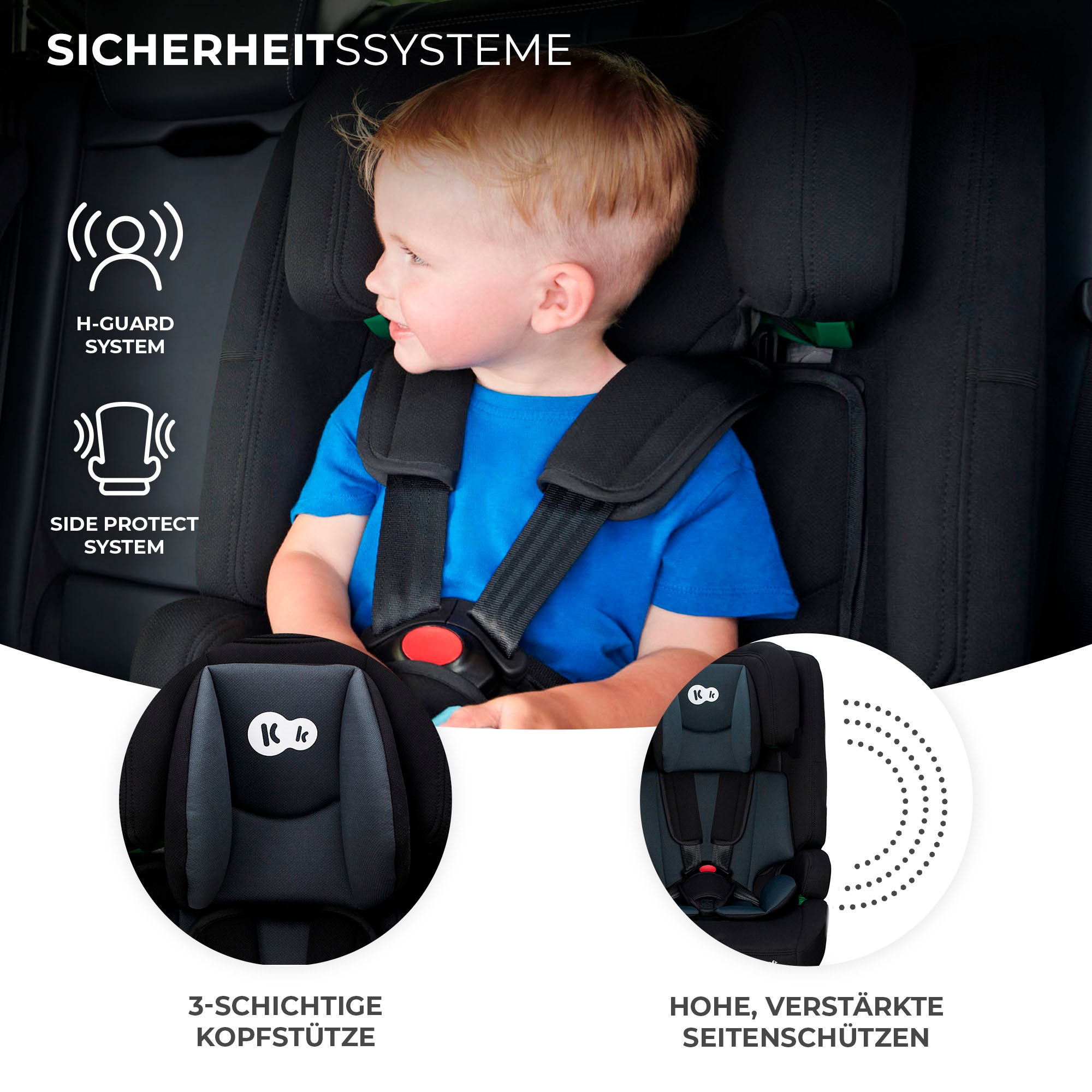 Kinderkraft Autokindersitz »SAFETY FIX 2 i-Size«, mit herausnehmbarem modularen Einsatz