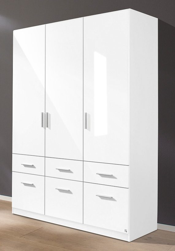rauch Drehtürenschrank "Kleiderschrank Schrank Garderobe Schlafzimmerschrank CELLE" in 4 Breiten und 2 Höhen, optional mit Schubkästen MADE IN GERMANY