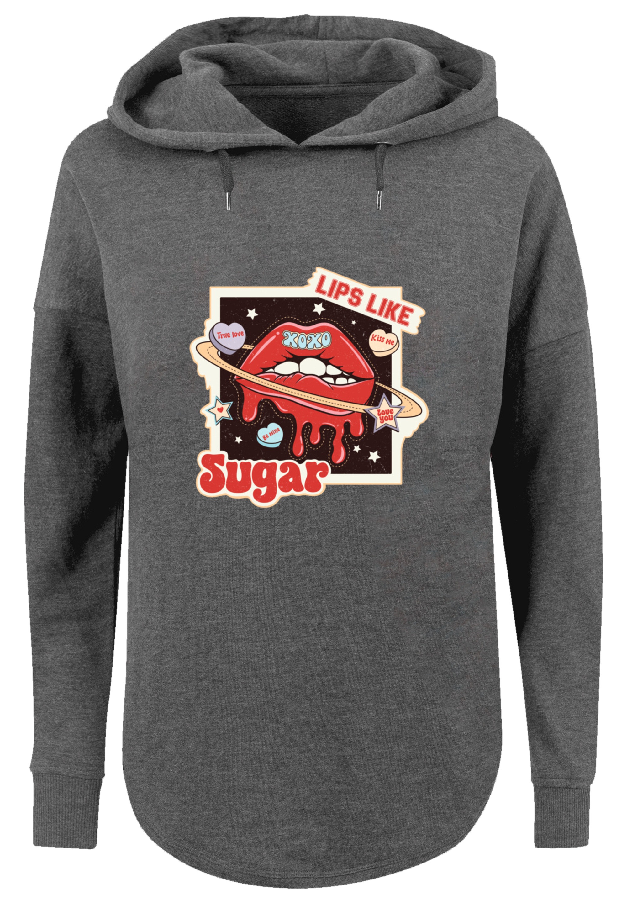 F4NT4STIC Kapuzenpullover "Lips like sugar retro fashion Valentinstag", Pre günstig online kaufen