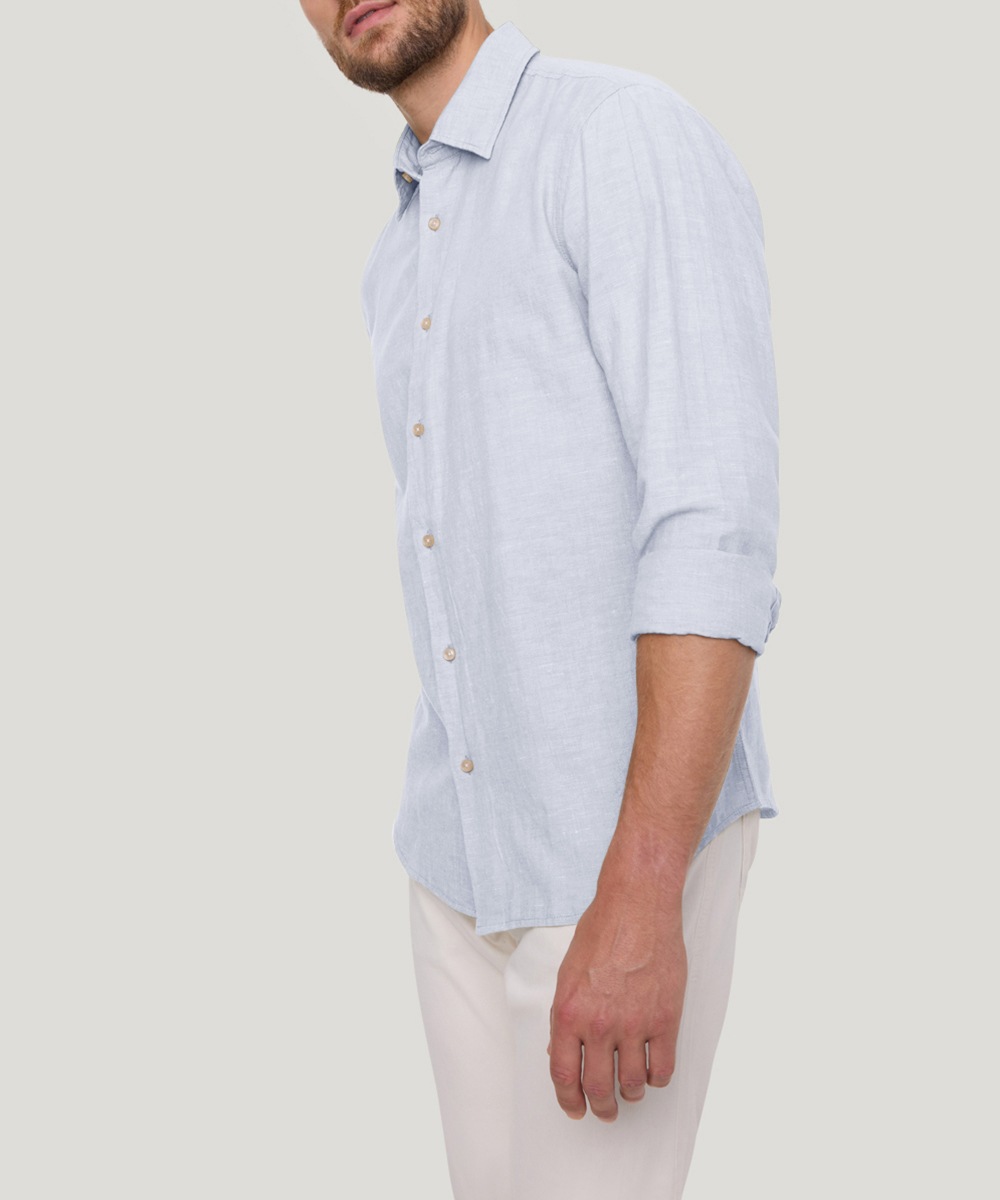 Pierre Cardin Langarmhemd "TW 106", mit Leinenstruktur günstig online kaufen