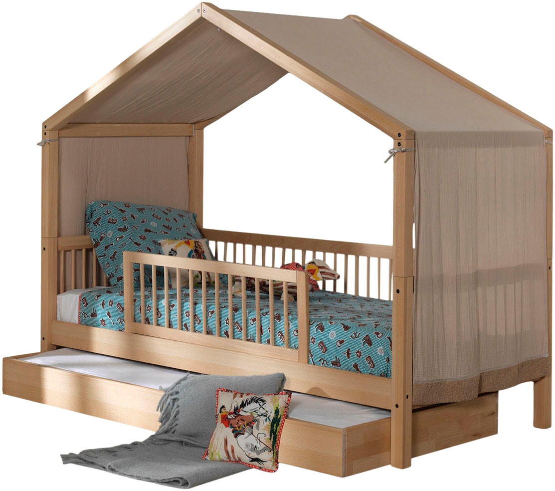 Hausbett VIPACK, B:97,5cm H:170cm L:207,5cm, braun, Betten, "Forrest mit hochwertiger und stabiler Verarbeitung, Made in Europe", wahlweise ohne oder