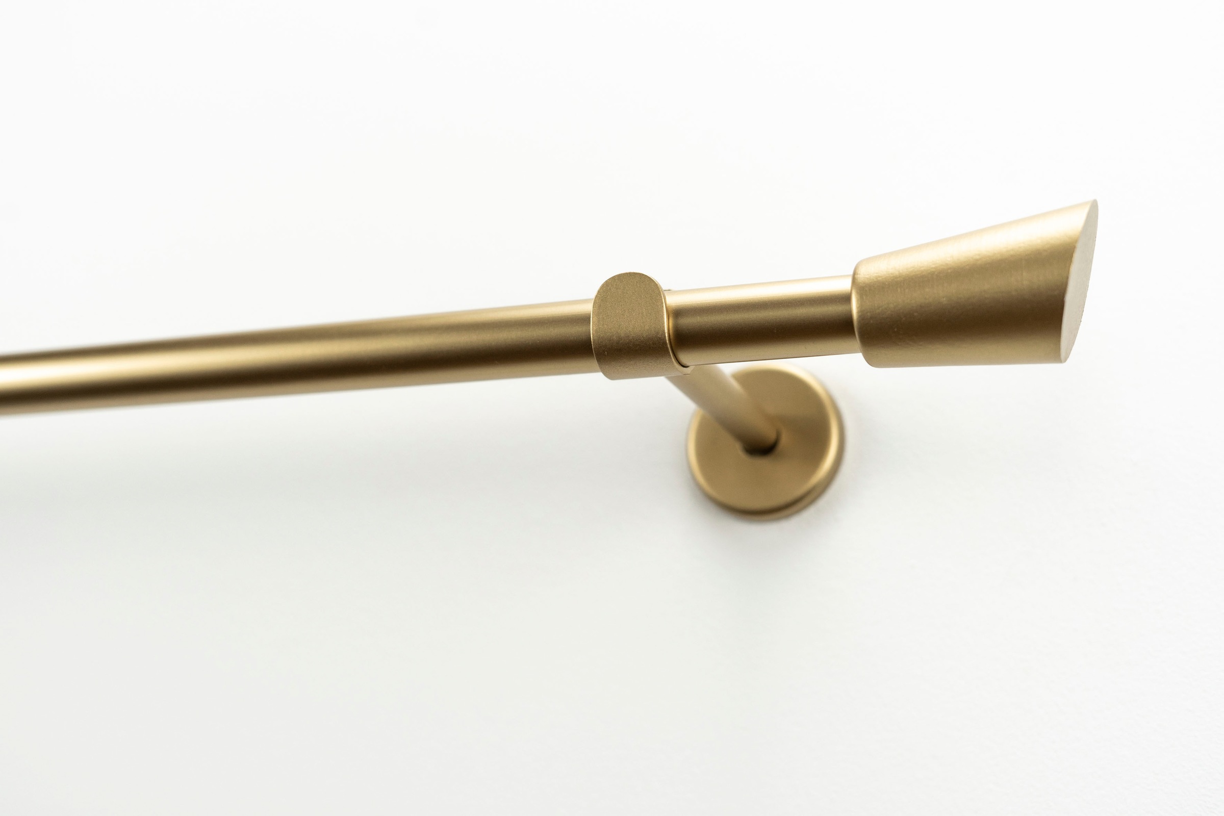 GARESA Gardinenstange "MOLIS mit offenem Träger" Ø 20 mm 1 läufig-läufig Wu günstig online kaufen