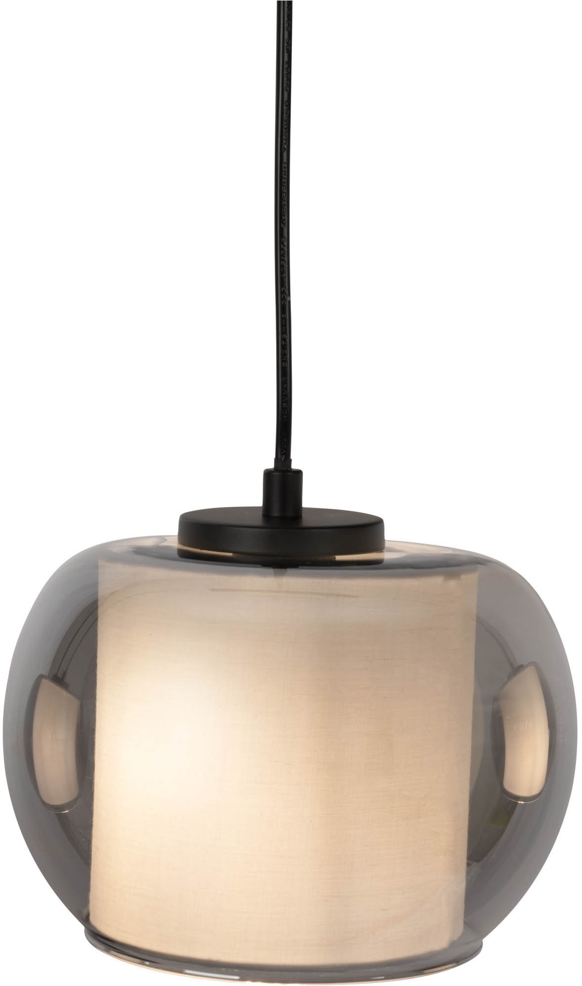 OTTO home Pendelleuchte »Tanissa« E27 1 Stk. 3 gleichlange Pendel mit je 1x Rauchglasschirm und je 1x E27 exkl.