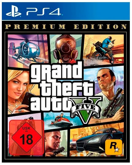 Rockstar Games Spielesoftware »Grand Theft Auto V Premium Edition«, PlayStation 4