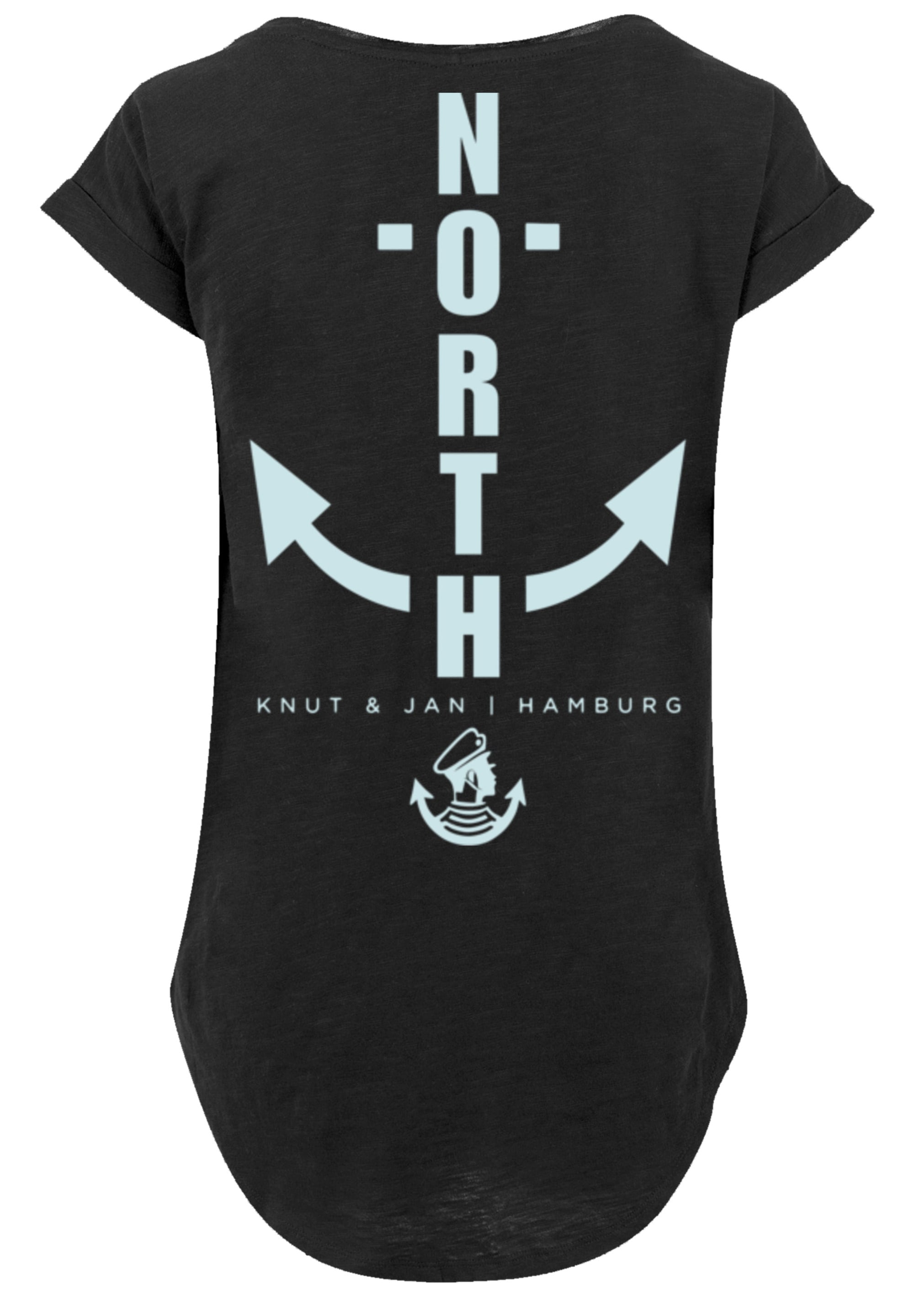 F4NT4STIC T-Shirt »North Anker Knut & Jan Hamburg«, Print