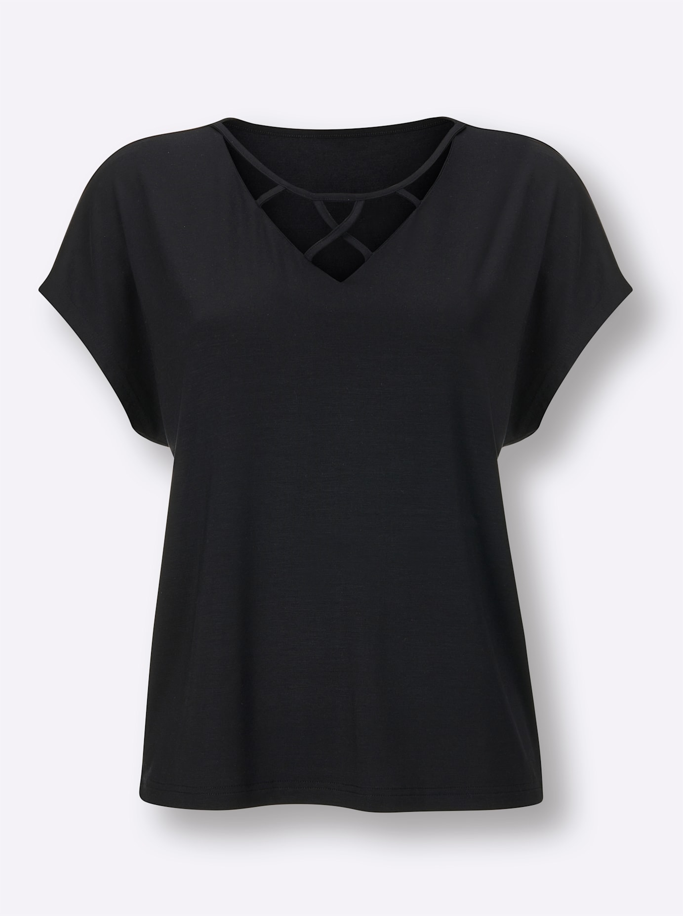 CREATION L PREMIUM V-Shirt »Modal-Shirt«, (1 tlg.)