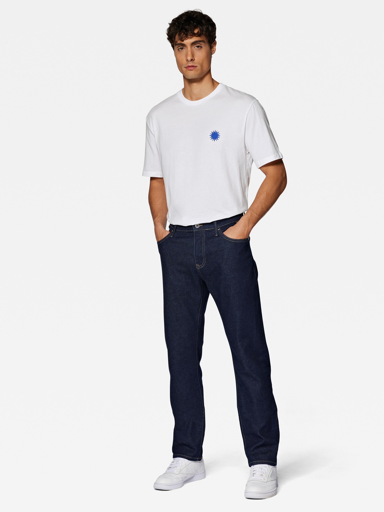 Mavi T-Shirt »CREW NECK TEE«, T-Shirt mit Print