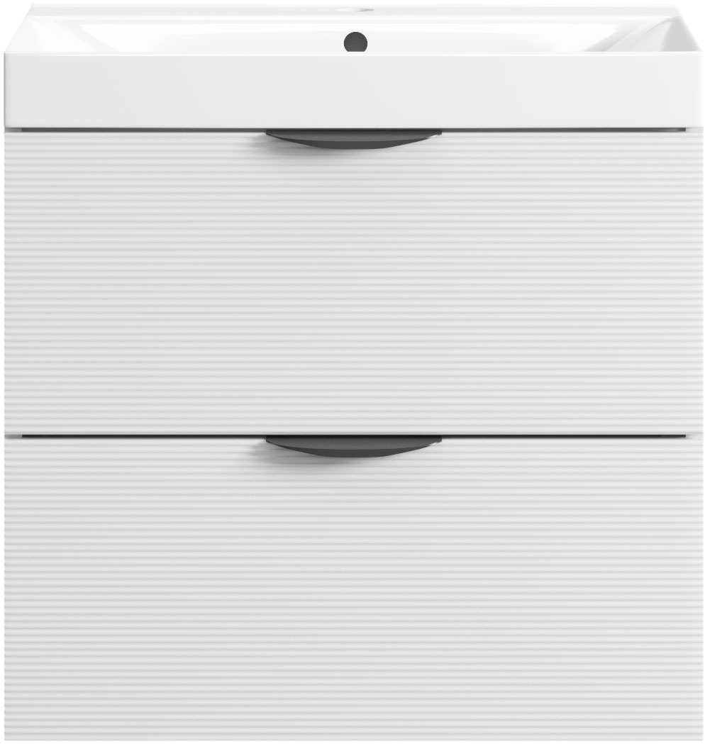 welltime Waschtisch "FLOW STRIPE mit Waschbecken, Breite 60 oder 80cm, mode günstig online kaufen