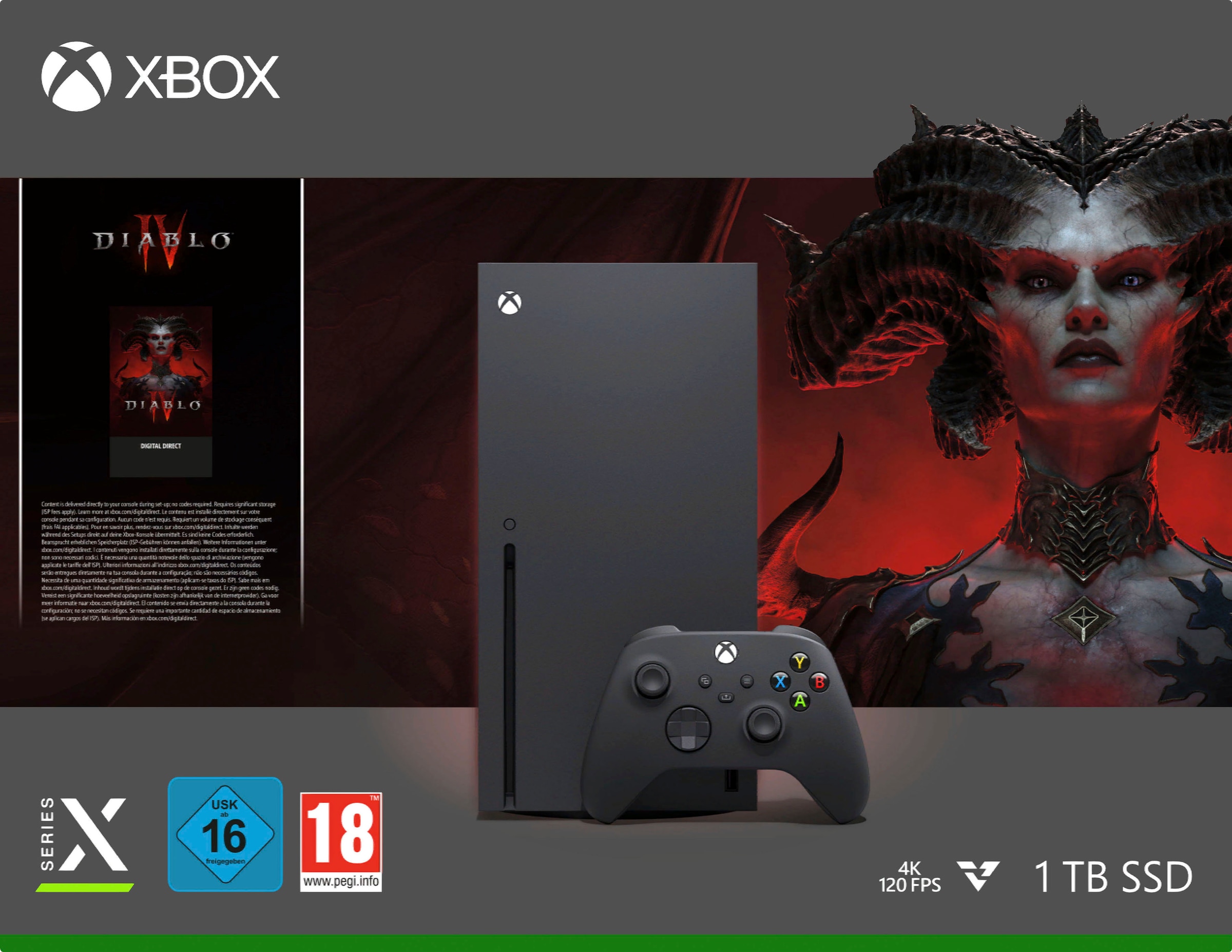 Xbox Spielekonsole »Series X - Diablo IV Bundle«, Xbox Series X Diablo IV Bundle