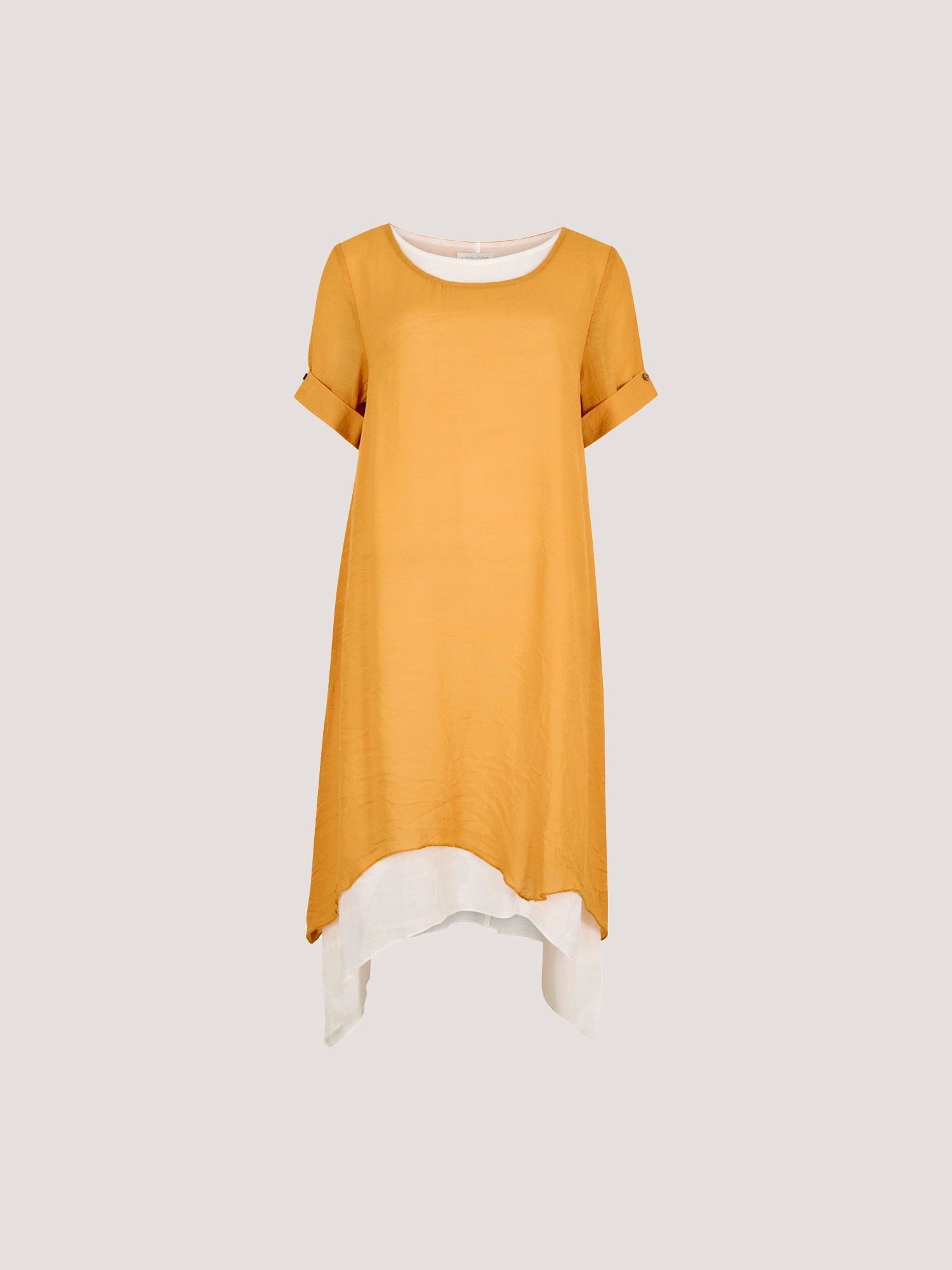 Apricot Partykleid »Minikleid« 1 tlg. mit Umgeschlagärmeln