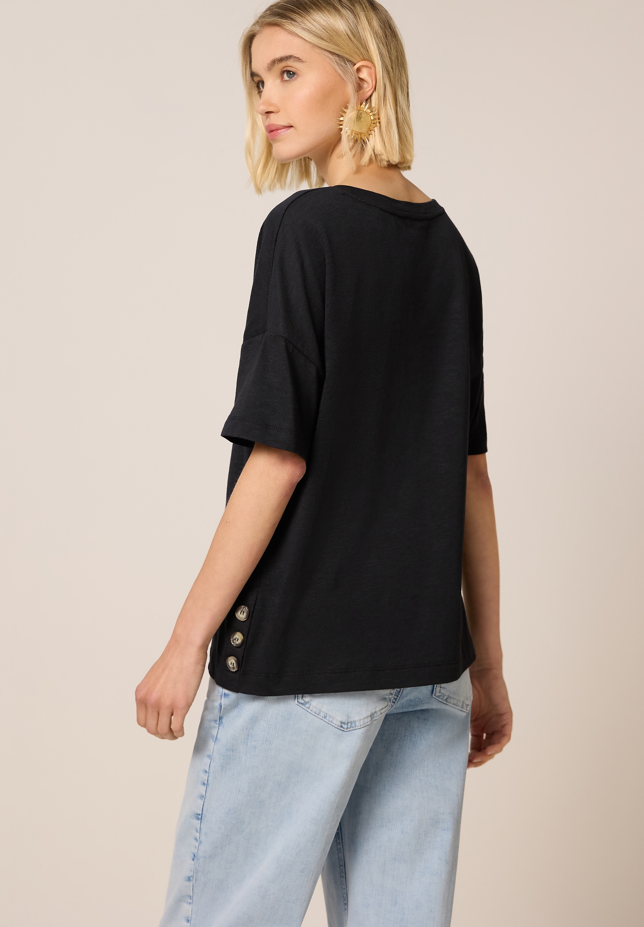 STREET ONE STUDIO T-Shirt unifarben