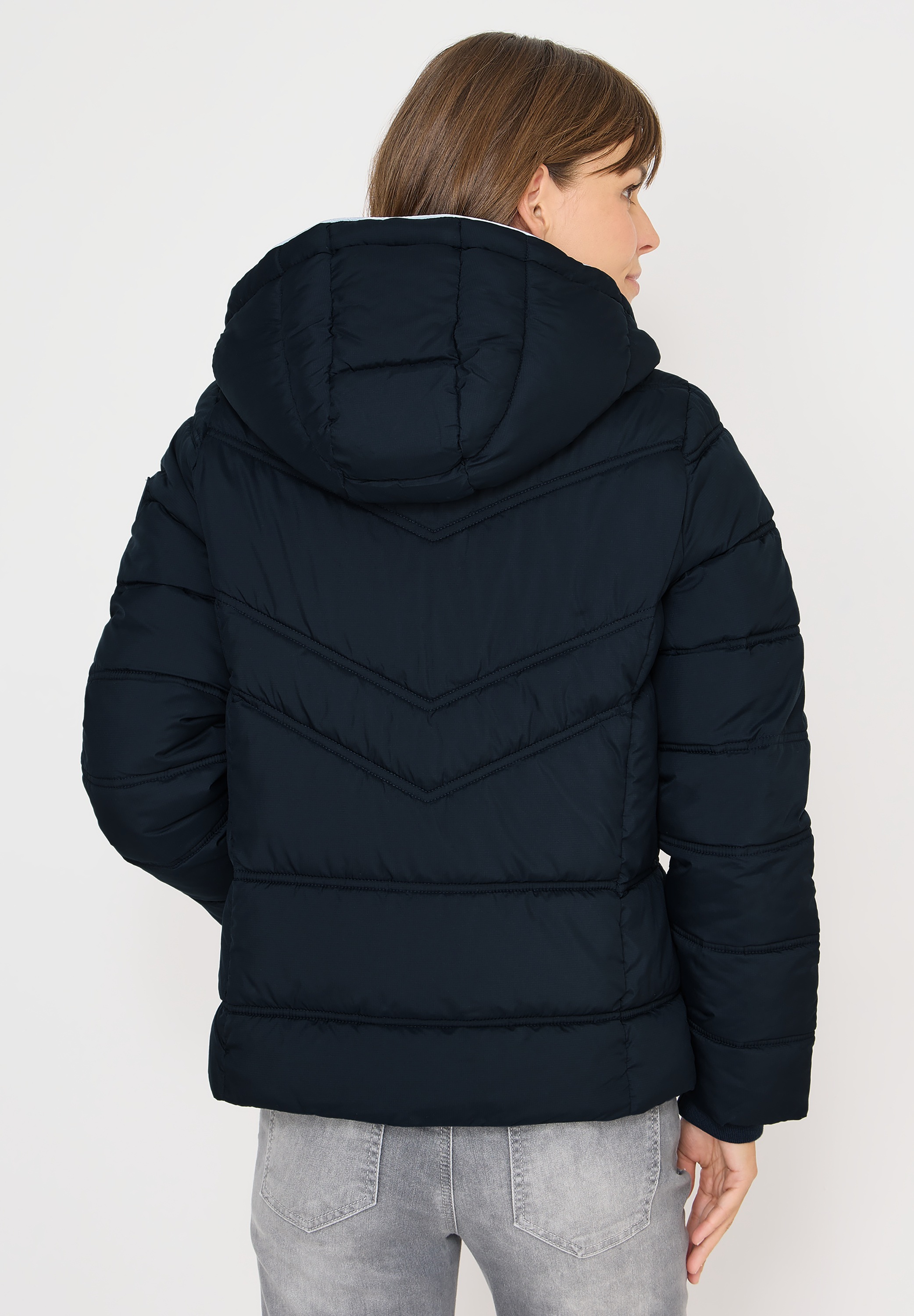 Cecil Steppjacke mit Kapuze mit reflektierenden Details günstig online kaufen