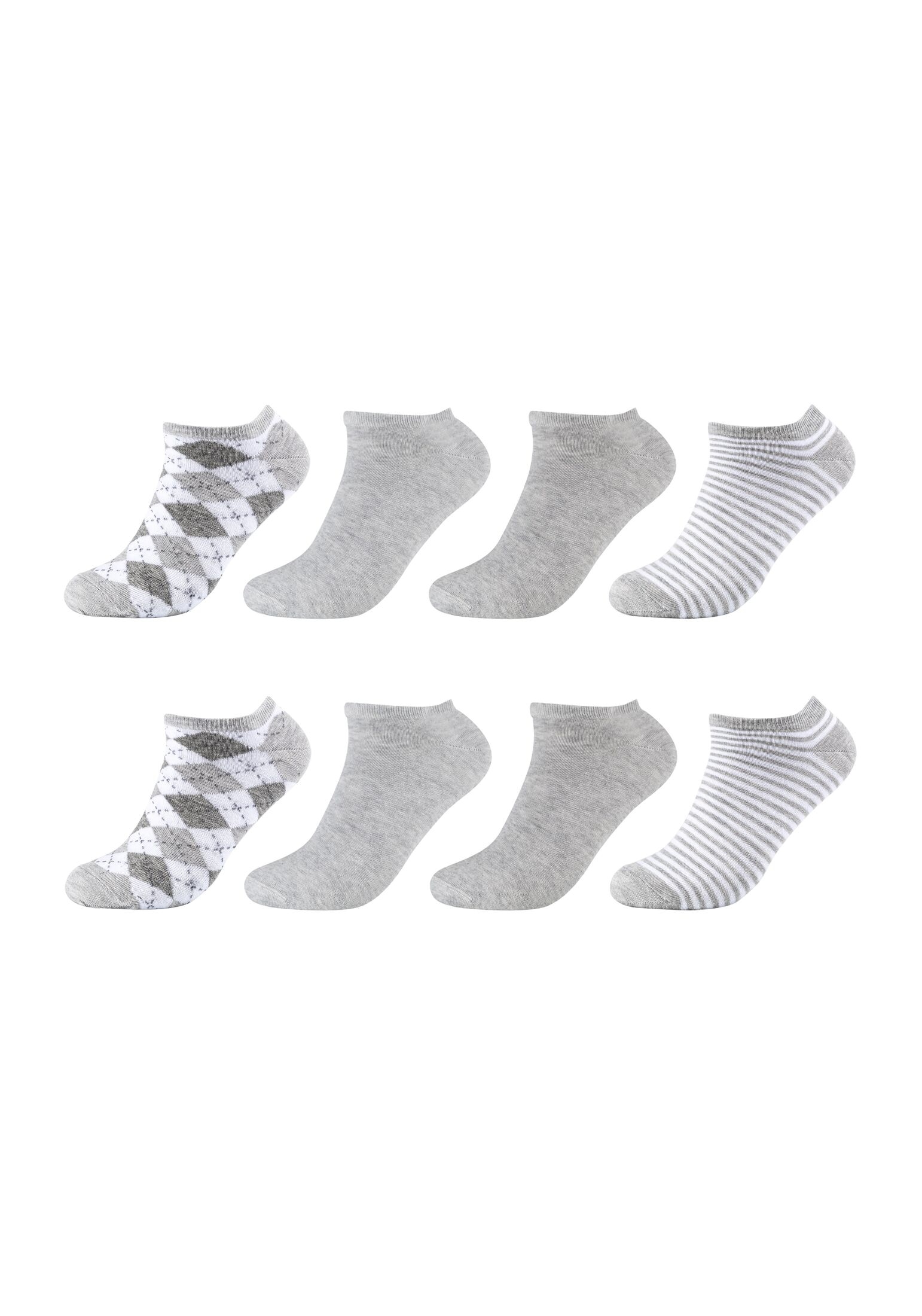 s.Oliver Kurzsocken "essentials", (4er Pack), mit verschiedenen Designs günstig online kaufen