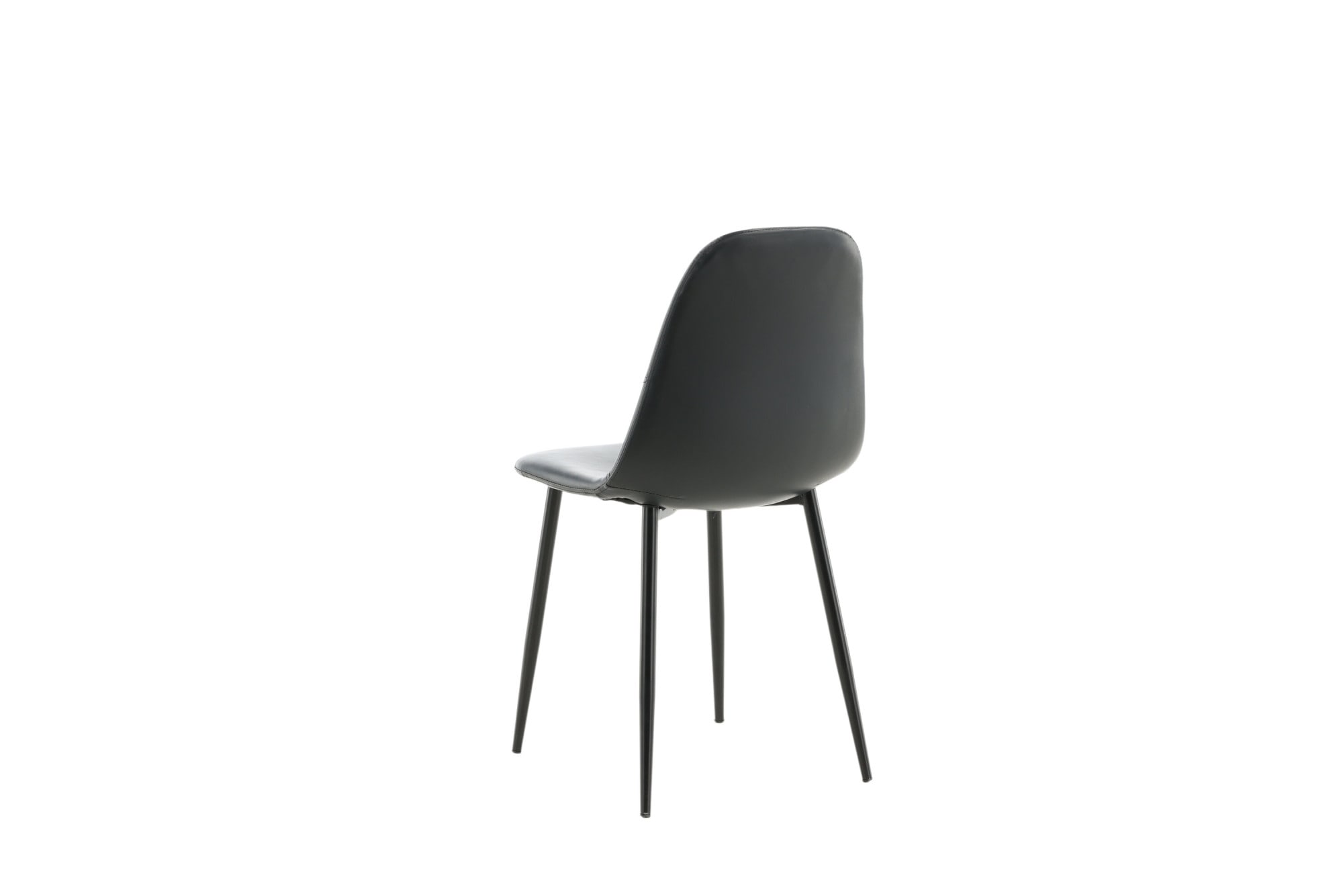 Venture Home Esszimmerstuhl »Polar, 2er-Set Esszimmerstühle in Braun-PU, 150 kg belastbar« () 2 Stk.Polsterstuhl, Lederlook, Metallbeine, abgerundet, edel