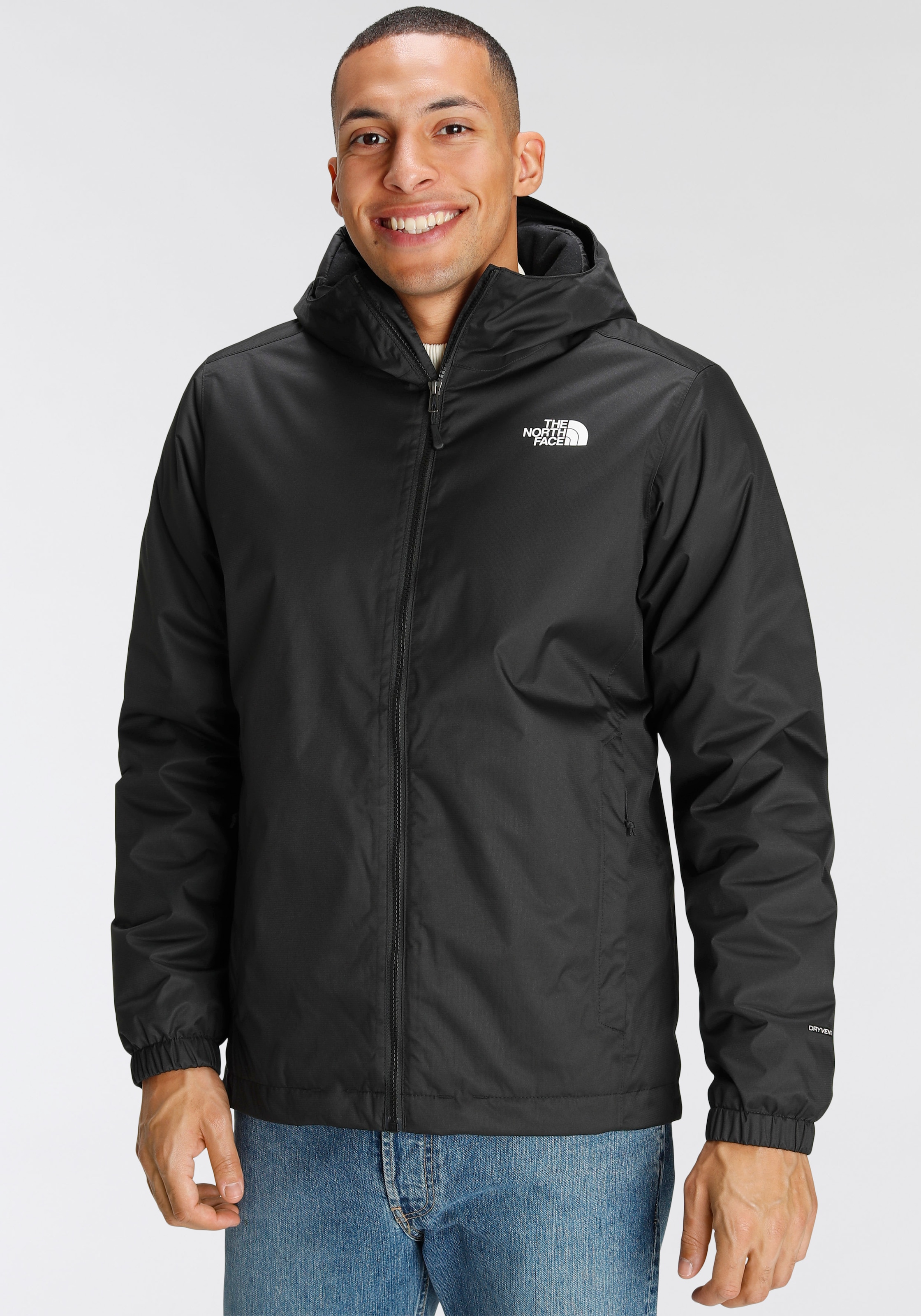 The North Face Funktionsjacke "M QUEST INSULATED JACKET", (1 St.), mit Kapuze, mit Logodruck