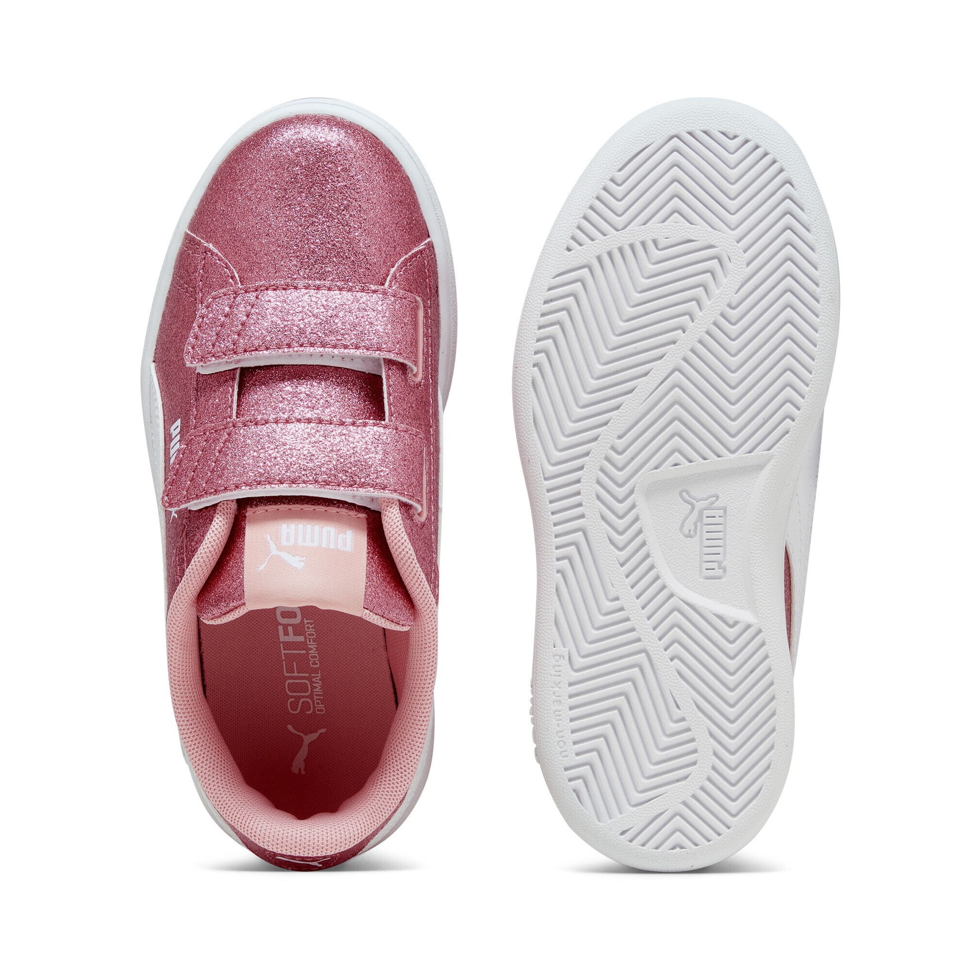 PUMA Sneaker »Smash 3.0 Glitz Glam Sneakers Mädchen«