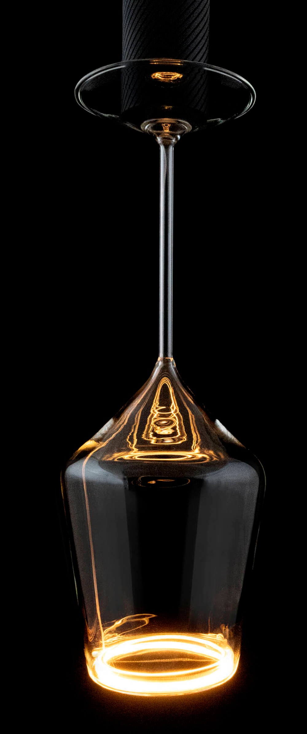 SEGULA LED-Leuchtmittel »LED Floating Rosé Wine clear«, E27, 1 St., Extra-Warmweiß, handmade