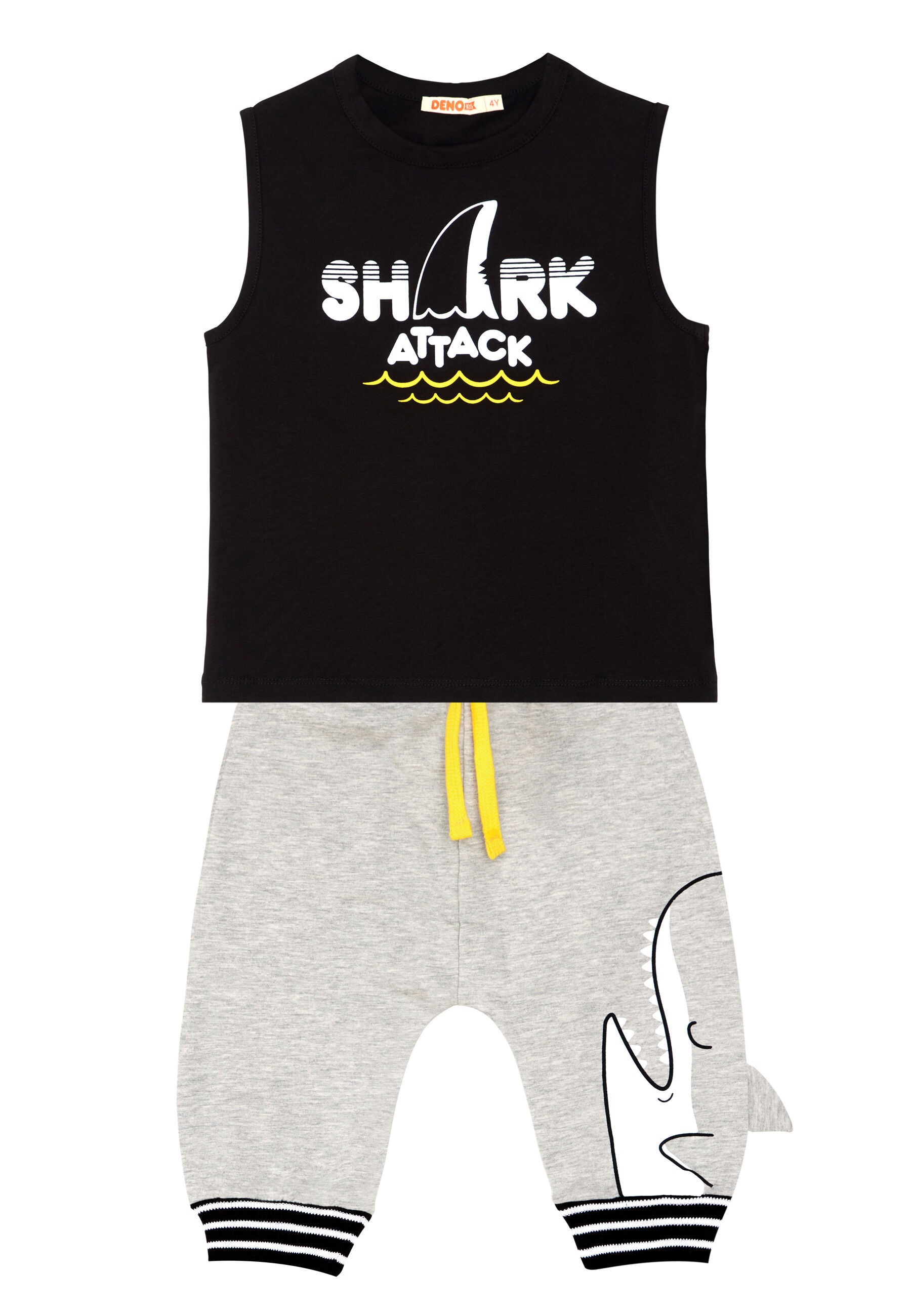 Denokids Hausanzug »T-Shirt & Caprihose Set« 2 tlg.