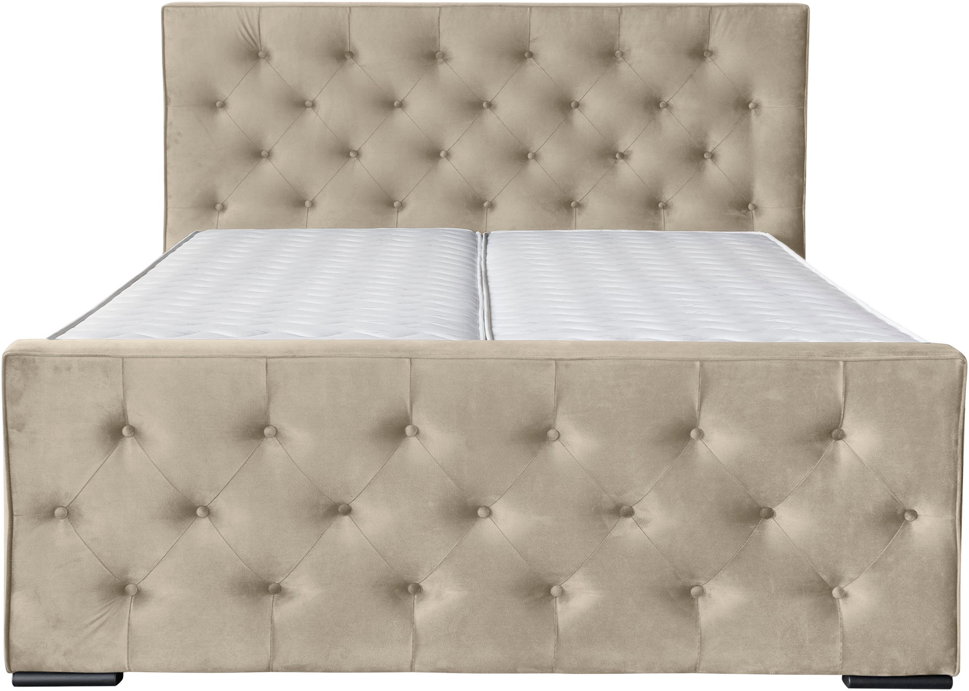 COLLECTION AB Boxspringbett »Florence inkl. Kingsize (28 cm) Matratze (H3) mit integriertem Topper«, inkl. Bettkasten, erhältlich in der Breite 180 cm