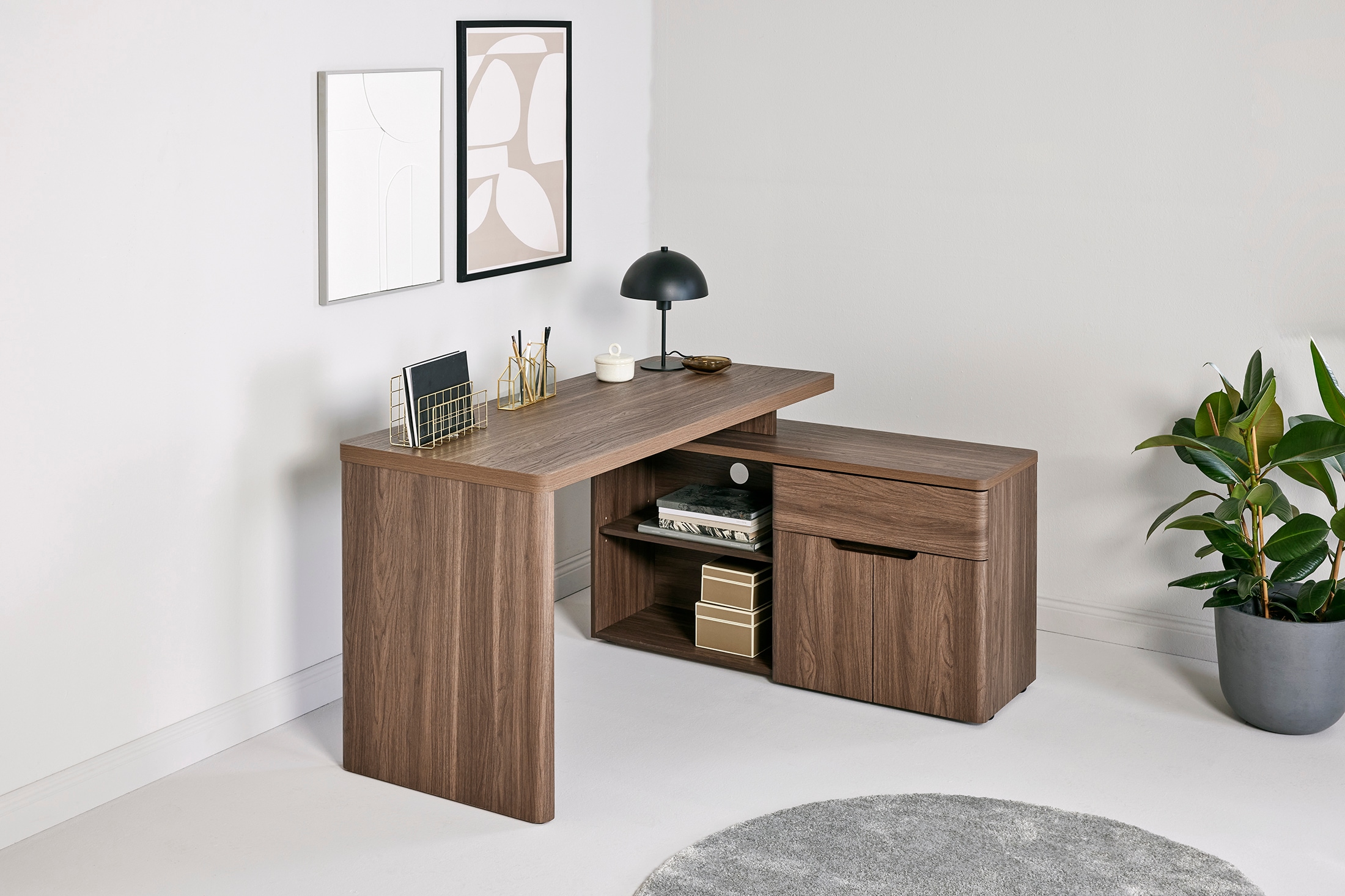 Jahnke Eckschreibtisch »CU-LIBRE 150 E« 1 Stk. tlg.