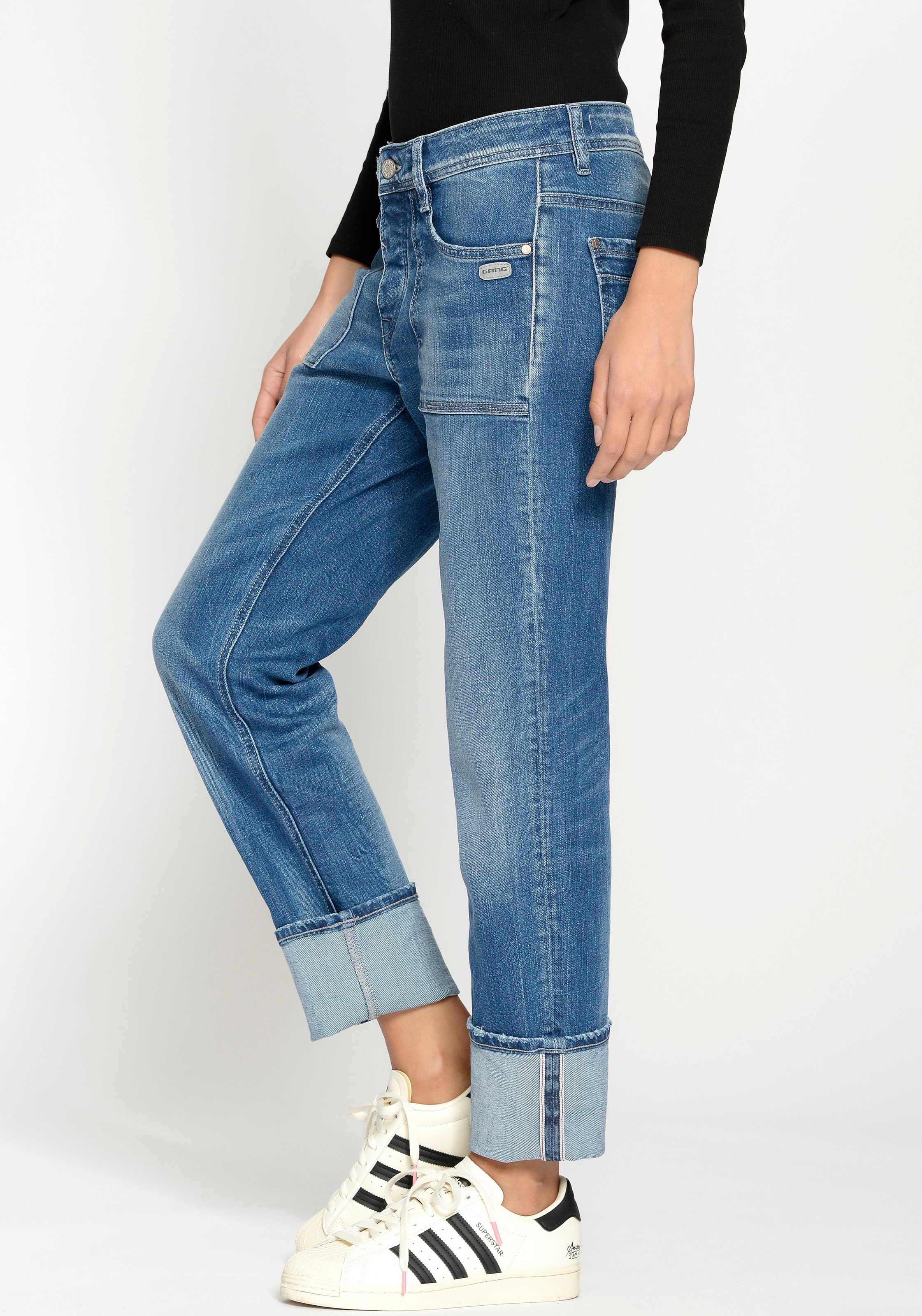 GANG Boyfriend-Jeans "94NICA WORKER", cooler, androgyner Look günstig online kaufen