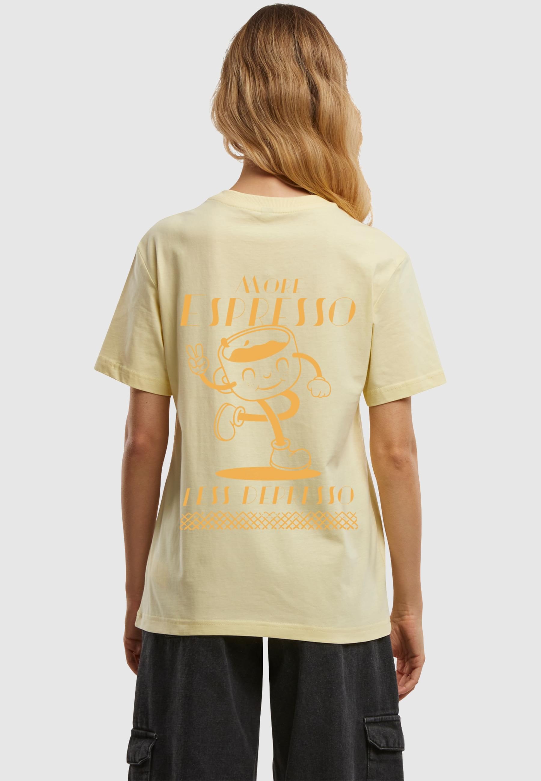 Merchcode T-Shirt »Merchcode Ladies Espresso Tee«, (1 tlg.)
