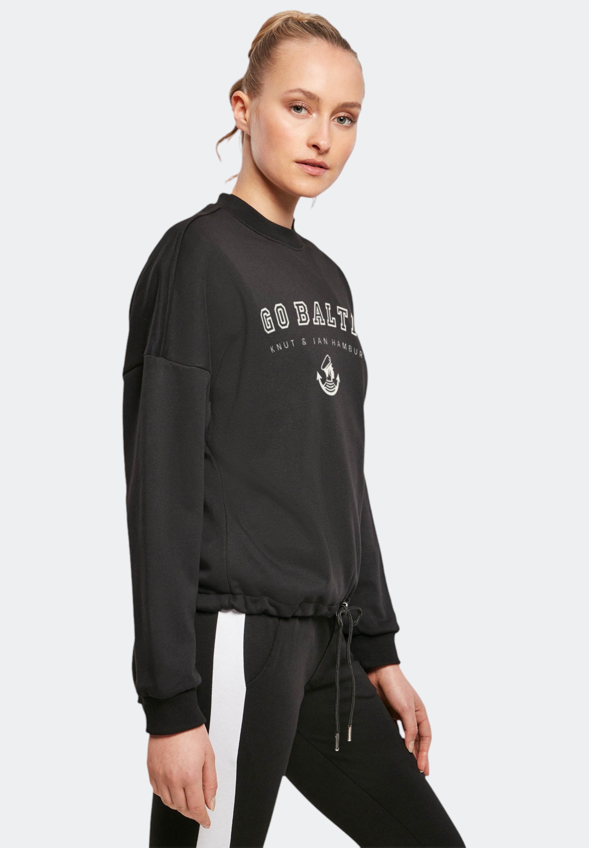 F4NT4STIC Sweatshirt »Go Baltic Knut & Jan Hamburg«, Print
