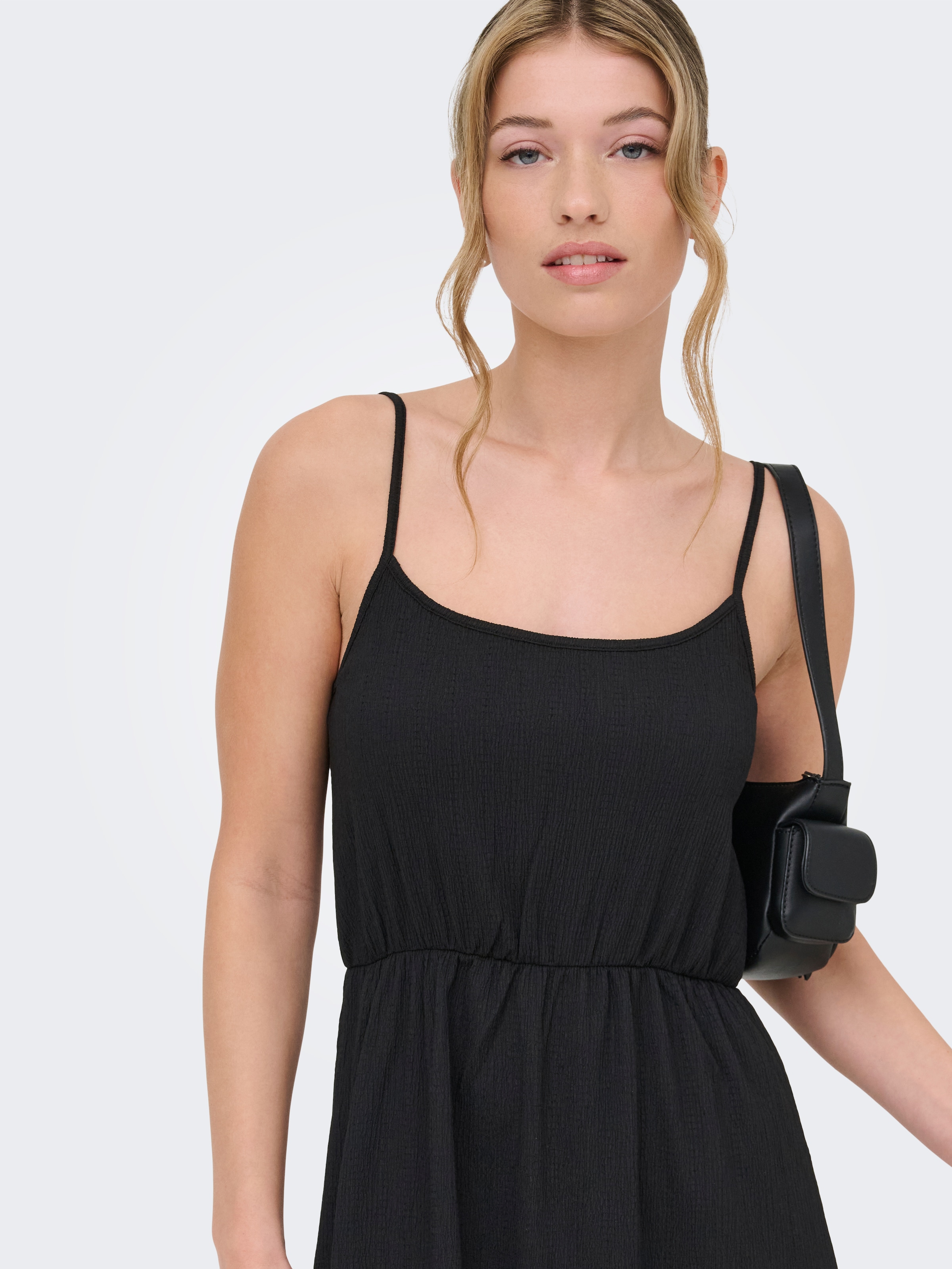 ONLY Maxikleid »ONLALTA S/L LONG STRAP DRESS PNT ZLO«