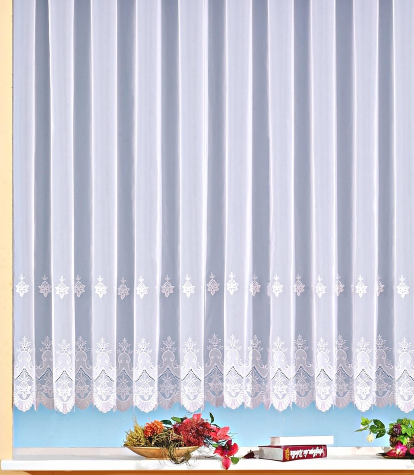 my home Bogenstore »Eby«, (1 St.), Transparent Polyester auf Rechnung | BAUR | Gardinenstores