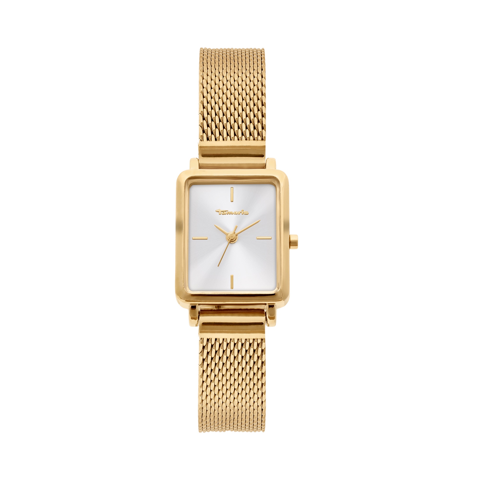 Quarzuhr TAMARIS, goldfarben, Armbanduhren, Damen, Quarzuhr, Armbanduhr, Damenuhr, Edelstahlarmband, analog 4