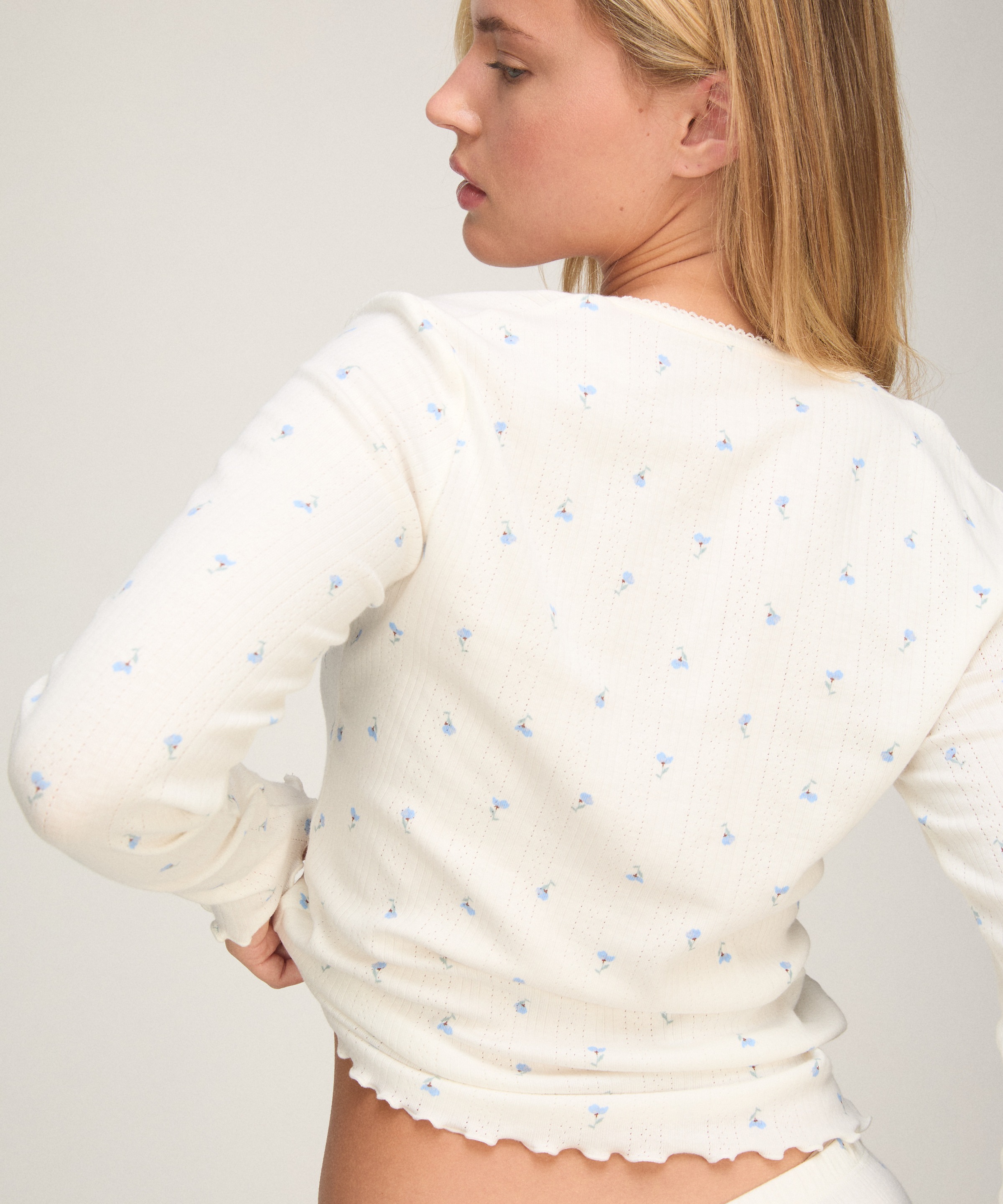 Hunkemöller Pyjama »Top Pointelle«