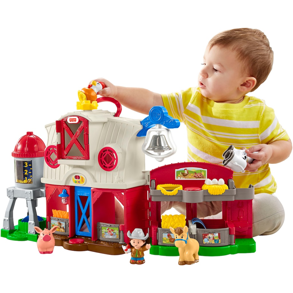 Fisher-Price® Lernspielzeug »Little People Bauernhof«, mit Licht und Sound, inklusive Tiere