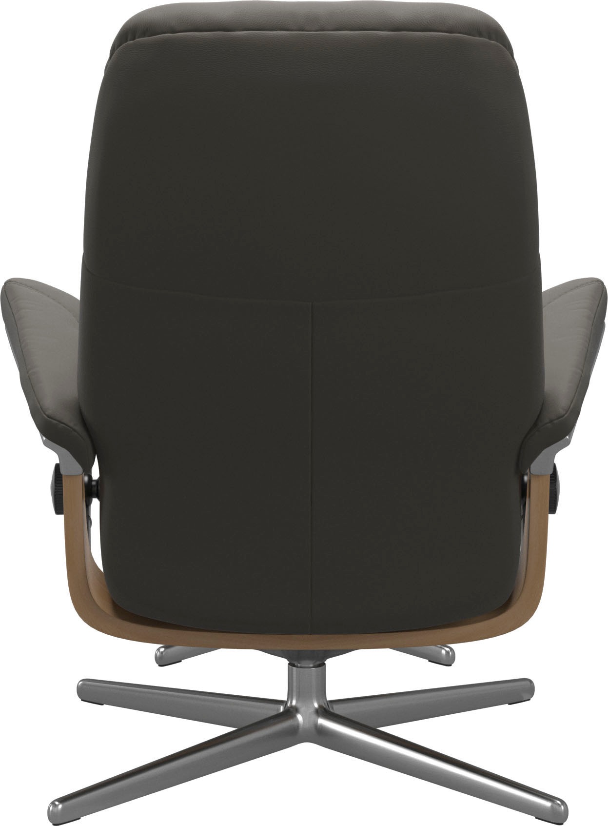 Thumbnail - Stressless Fußhocker "Consul", mit Cross Base, Größe S, M & L, Holzakzent Eiche