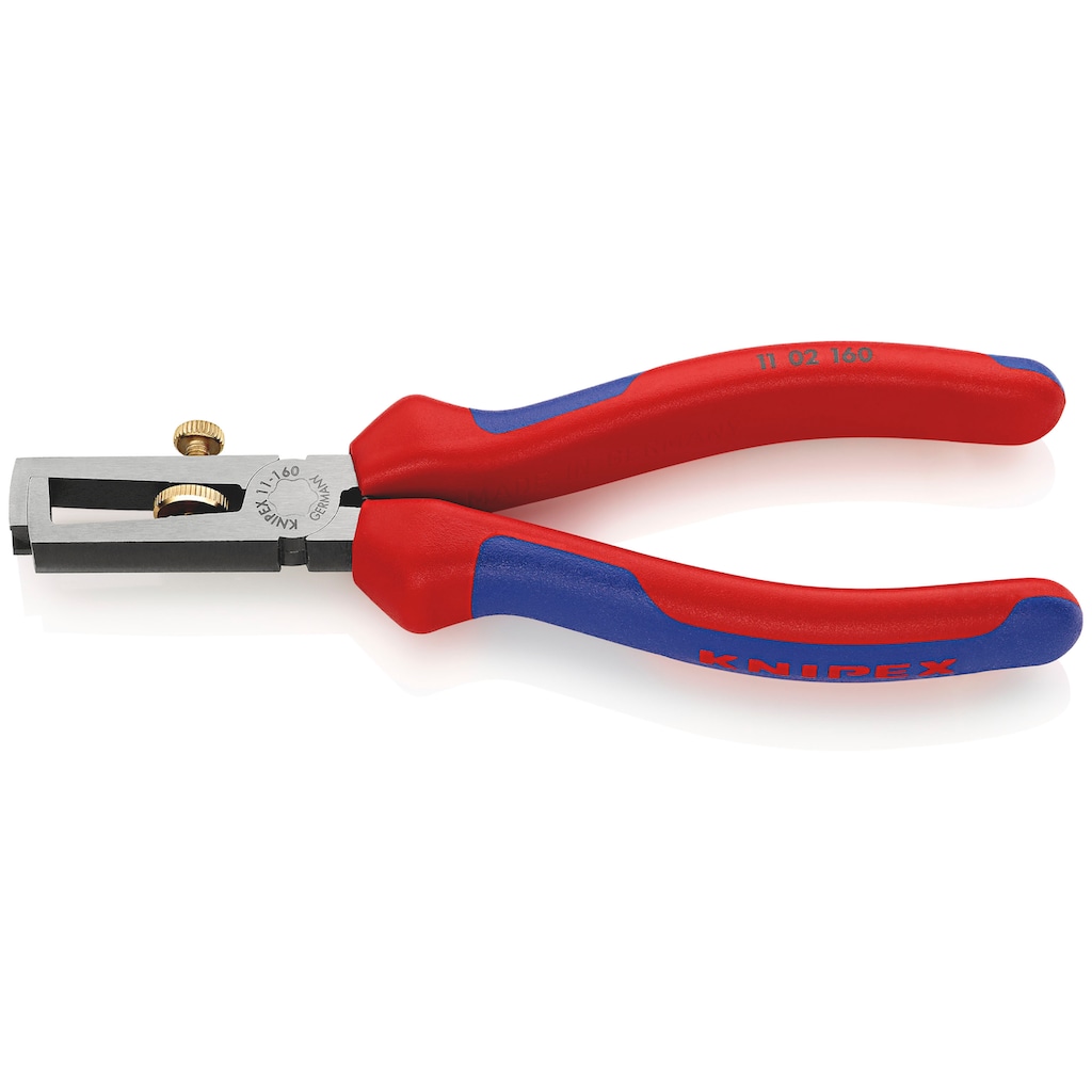 Knipex Abisolierzange »11 02 160 mit Öffnungsfeder, universal«, (1 tlg.)