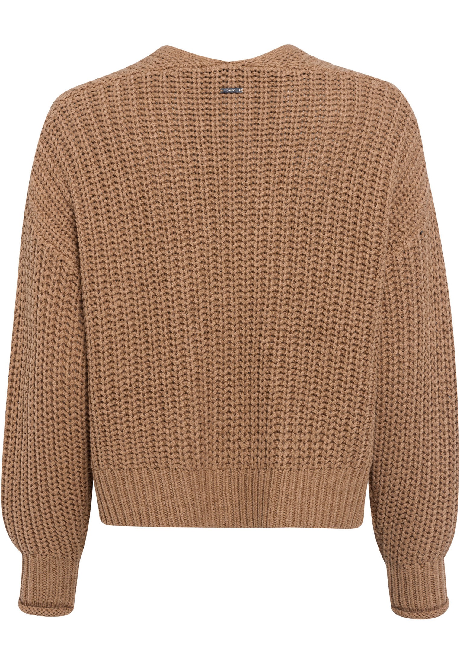 Zero Strickjacke »zero Strickjacke kurz Grobstrick«, Plain/ohne Details