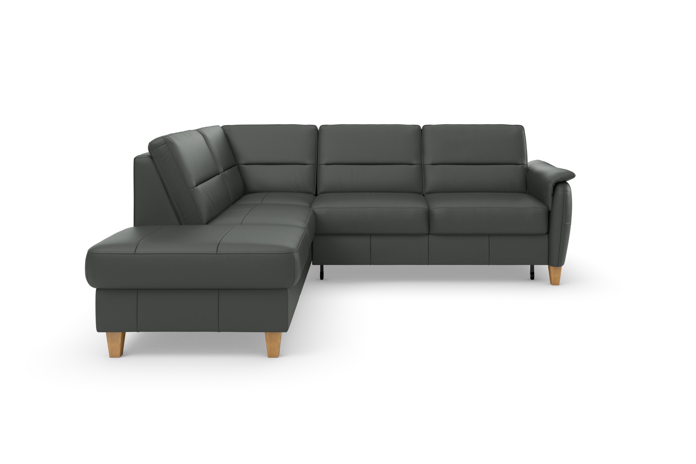 Home affaire Ecksofa »Palmera L-Form«, Federkern, wahlweise mit Bettfunktion und mit/ohne Stauraum