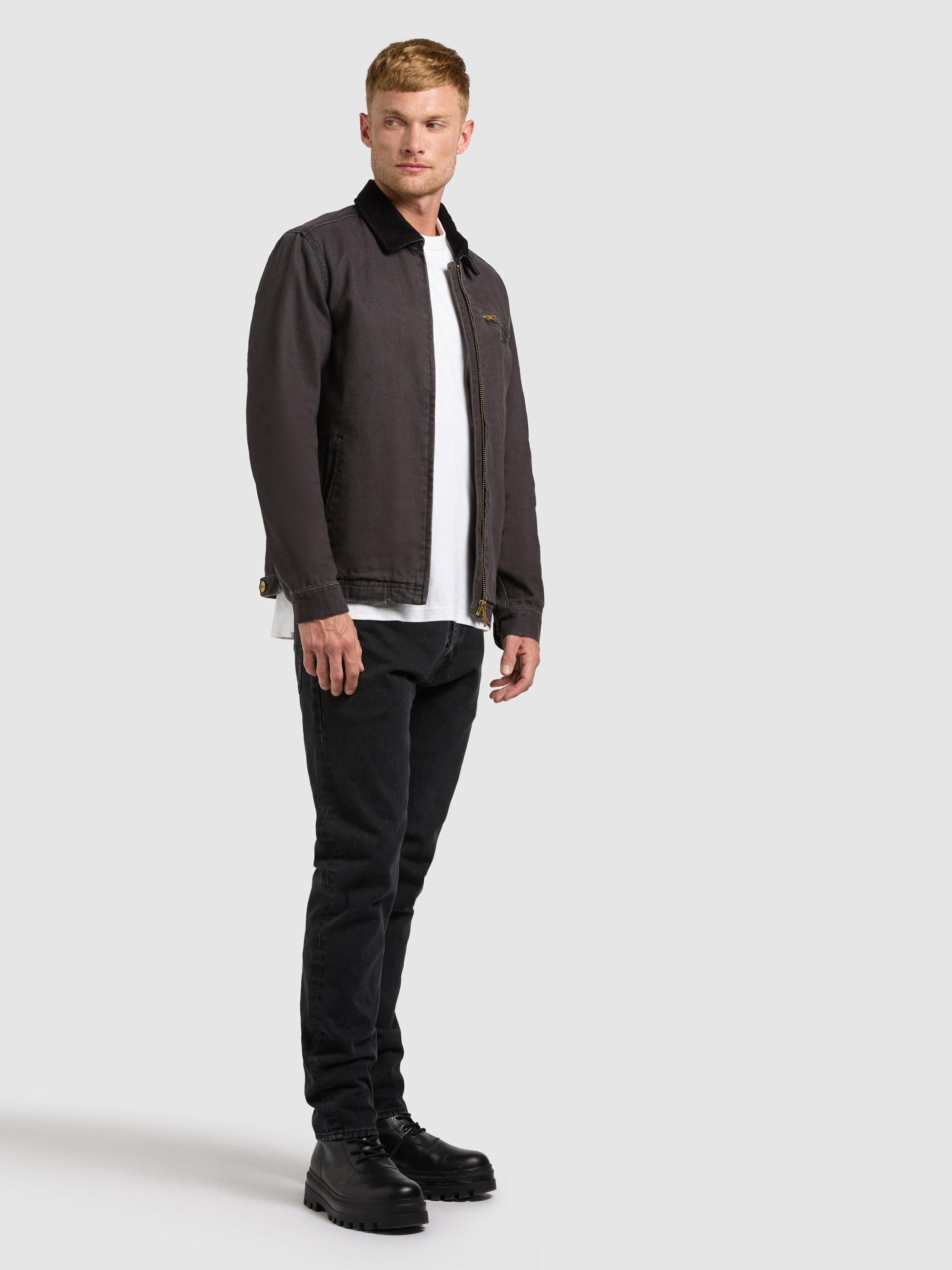 khujo Hemdjacke »Deddy« ohne Kapuze Modische Herren Jacke mit Kordkragen