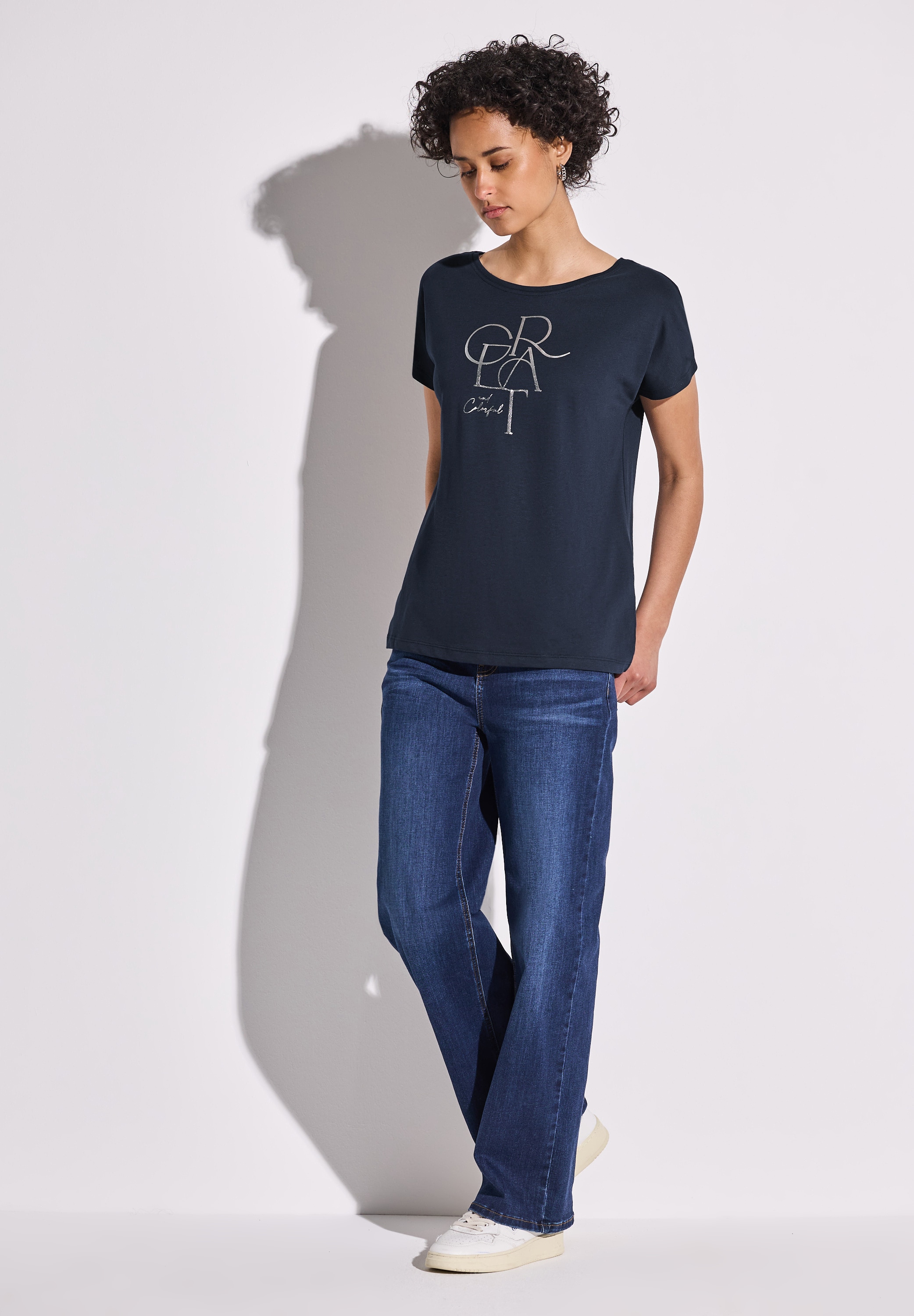 STREET ONE T-Shirt, im soften Baumwoll-Mix