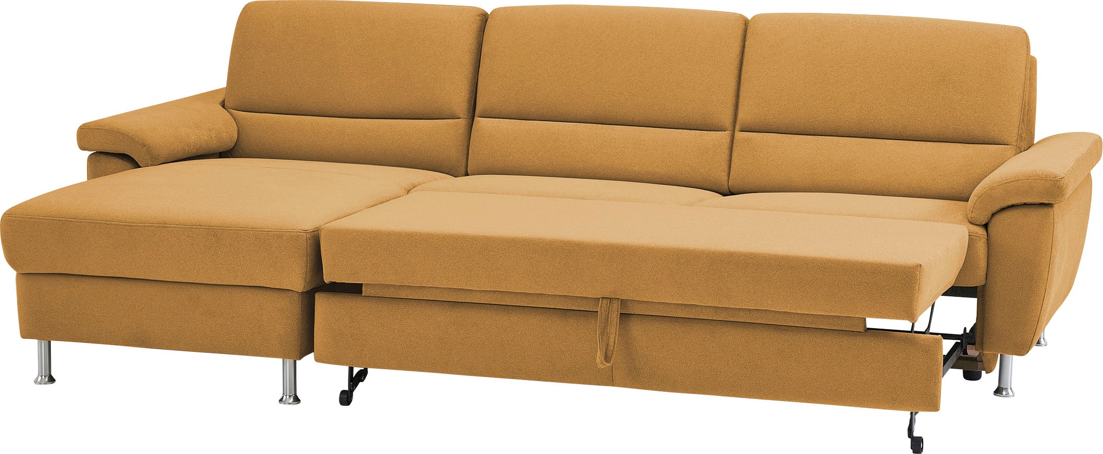 CALIZZA INTERIORS Ecksofa »Onyx L-Form«, Recamiere links oder rechts, wahlweise mit Bettfunktion, Breite 270 cm