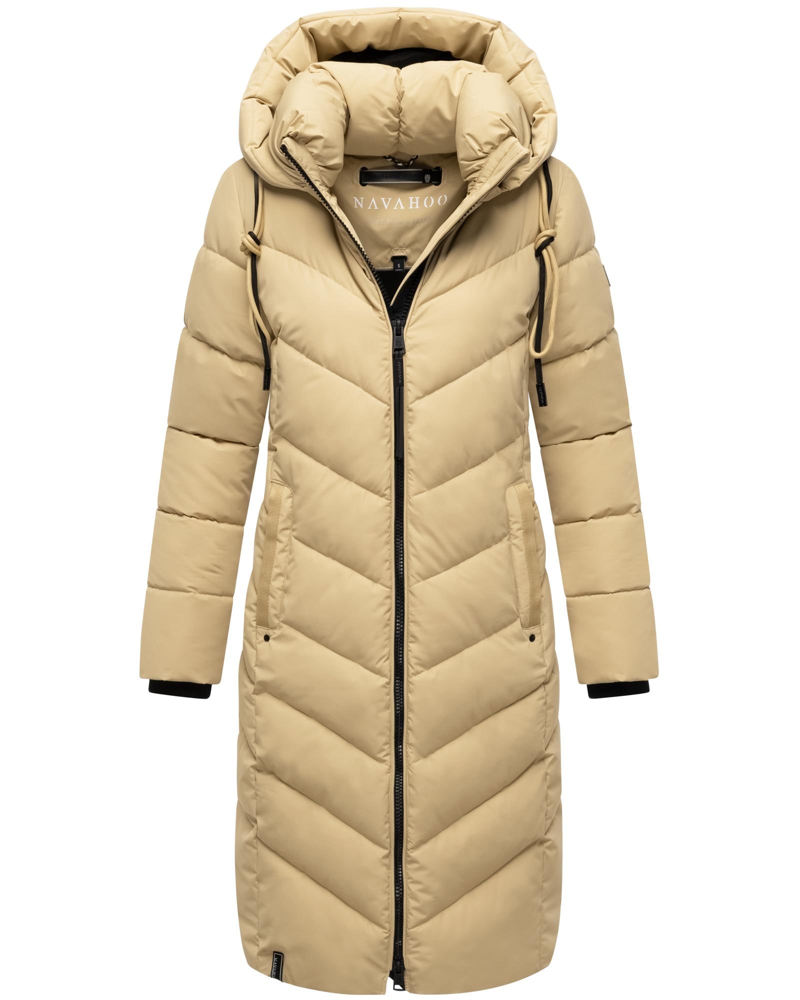 Navahoo Steppmantel »Sahnekatzii XIV«, Schicker Wintermantel mit kuschlig warm wattiertem Kragen