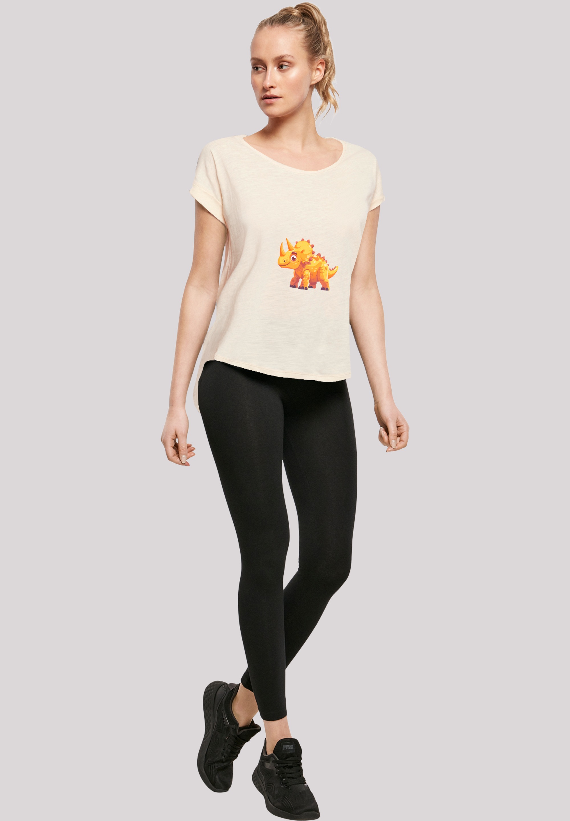 F4NT4STIC T-Shirt »Süßer Triceratops Dinosaurier« Premium Qualität